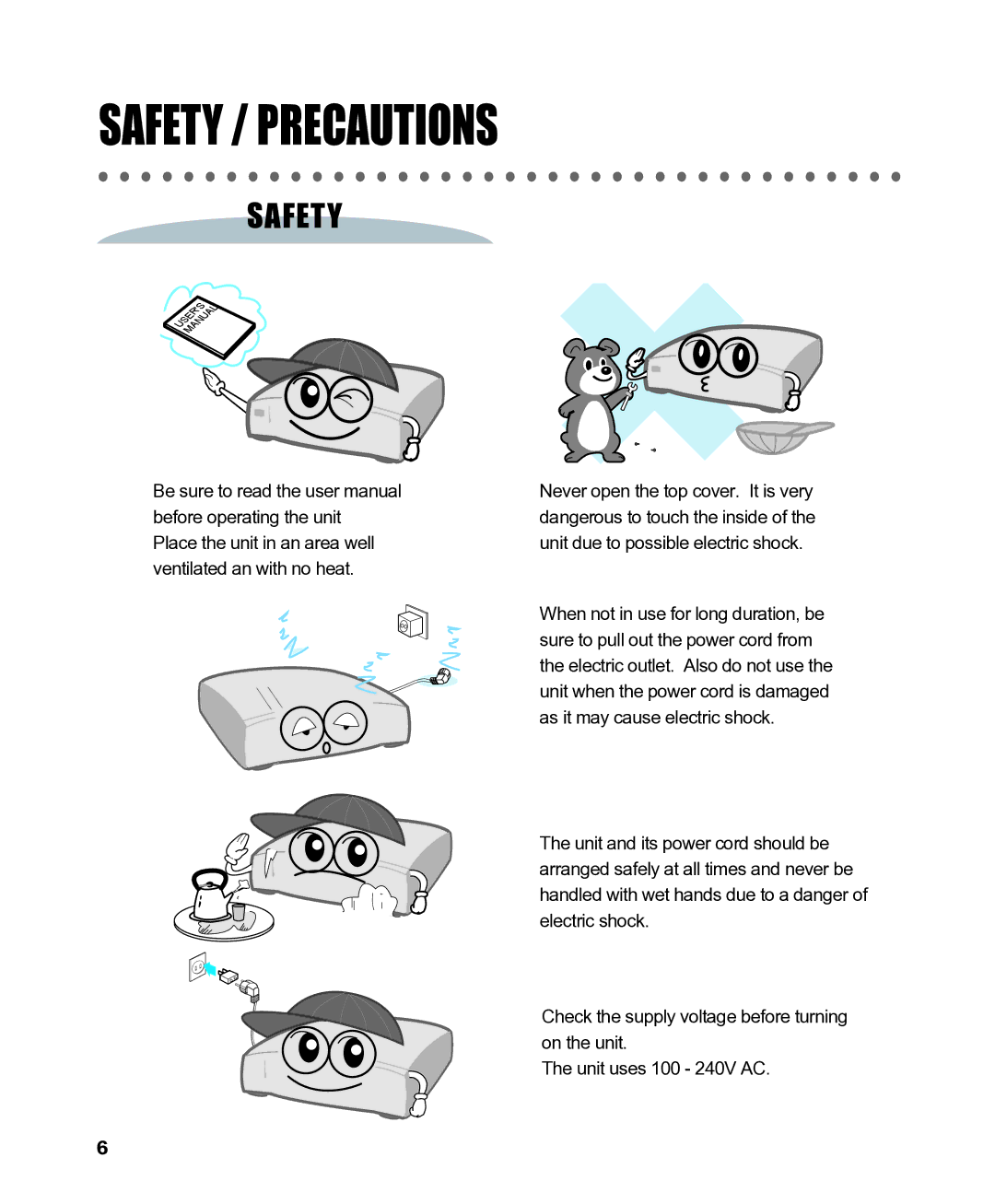 CAVS CAVS JB-199 manual Safety 