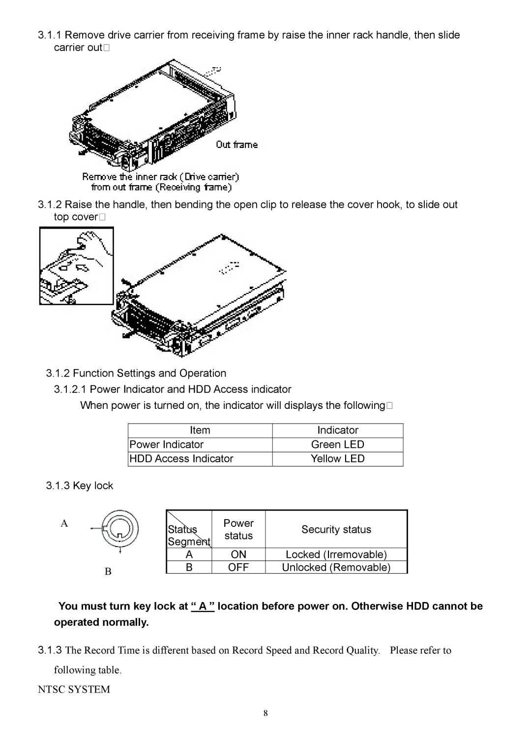 CBC CBC V 0.1 manual Unlocked Removable 