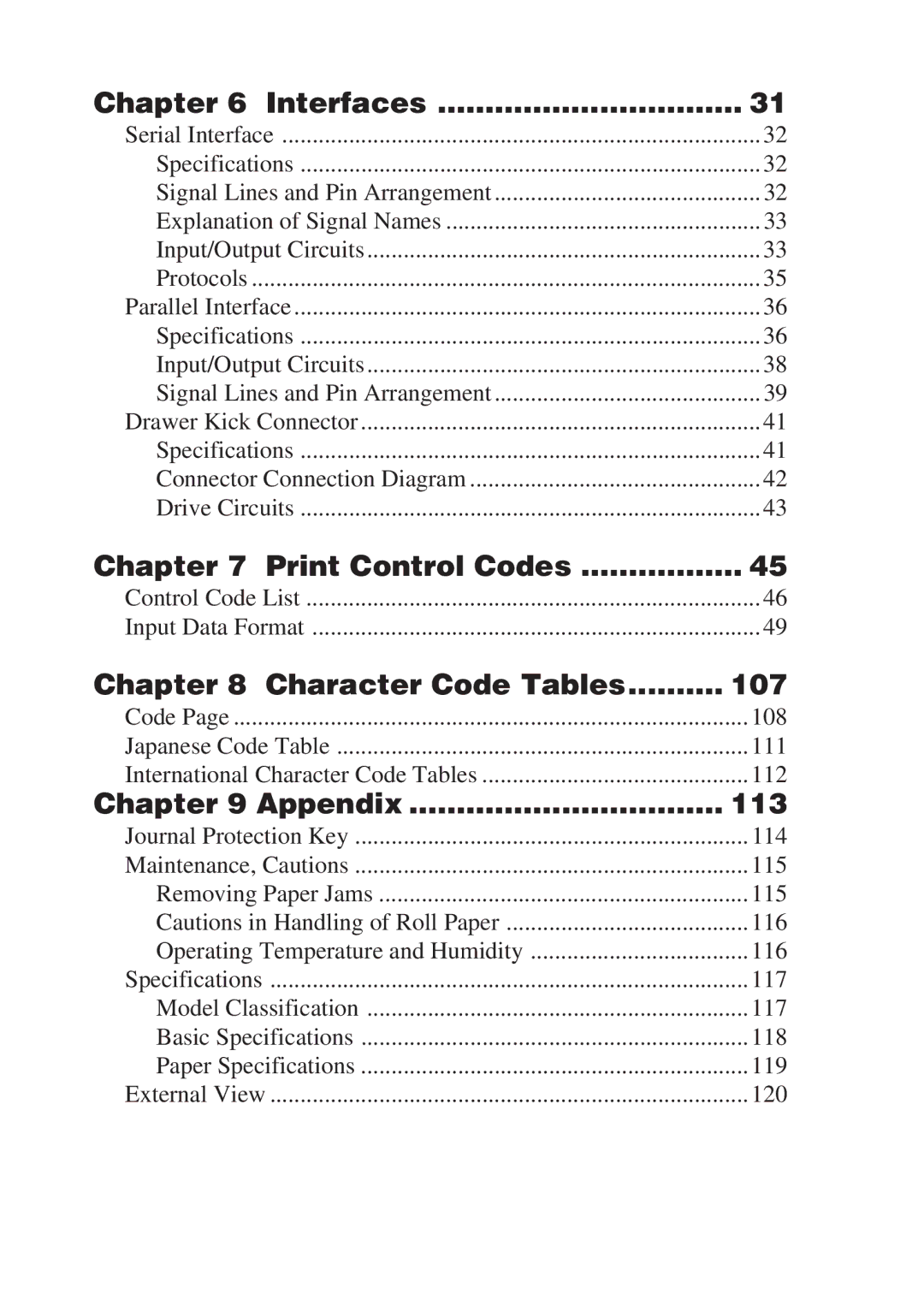 CBM America CBM-262 user manual Print Control Codes 