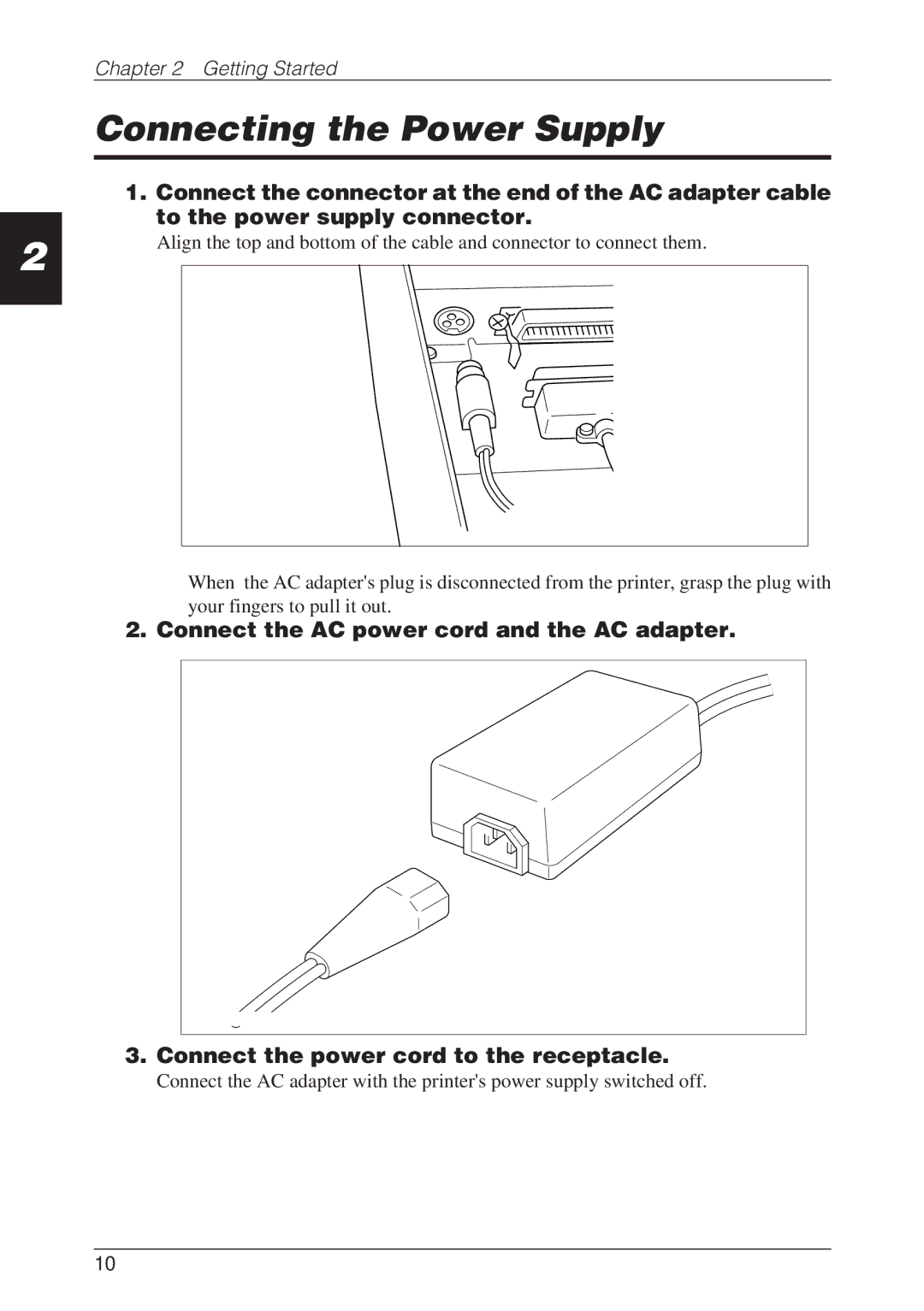 CBM America CBM-262 user manual Connecting the Power Supply 