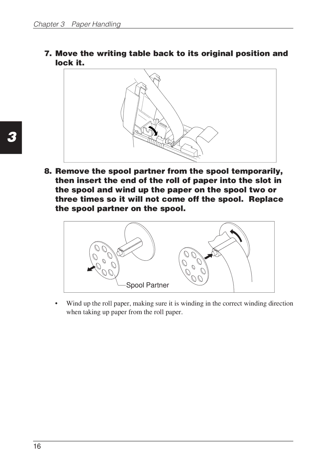 CBM America CBM-262 user manual Spool Partner 