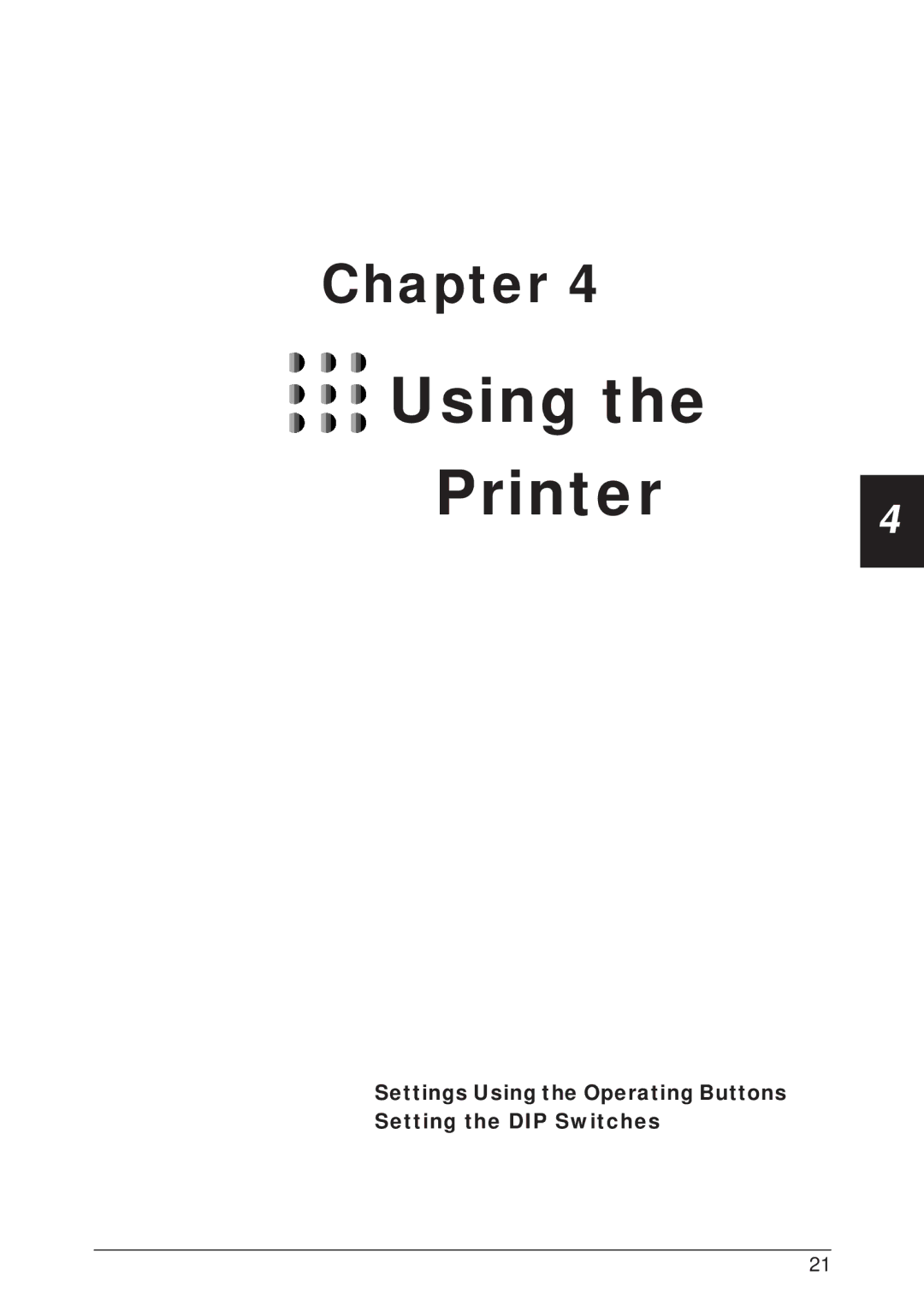 CBM America CBM-262 user manual Using Printer 