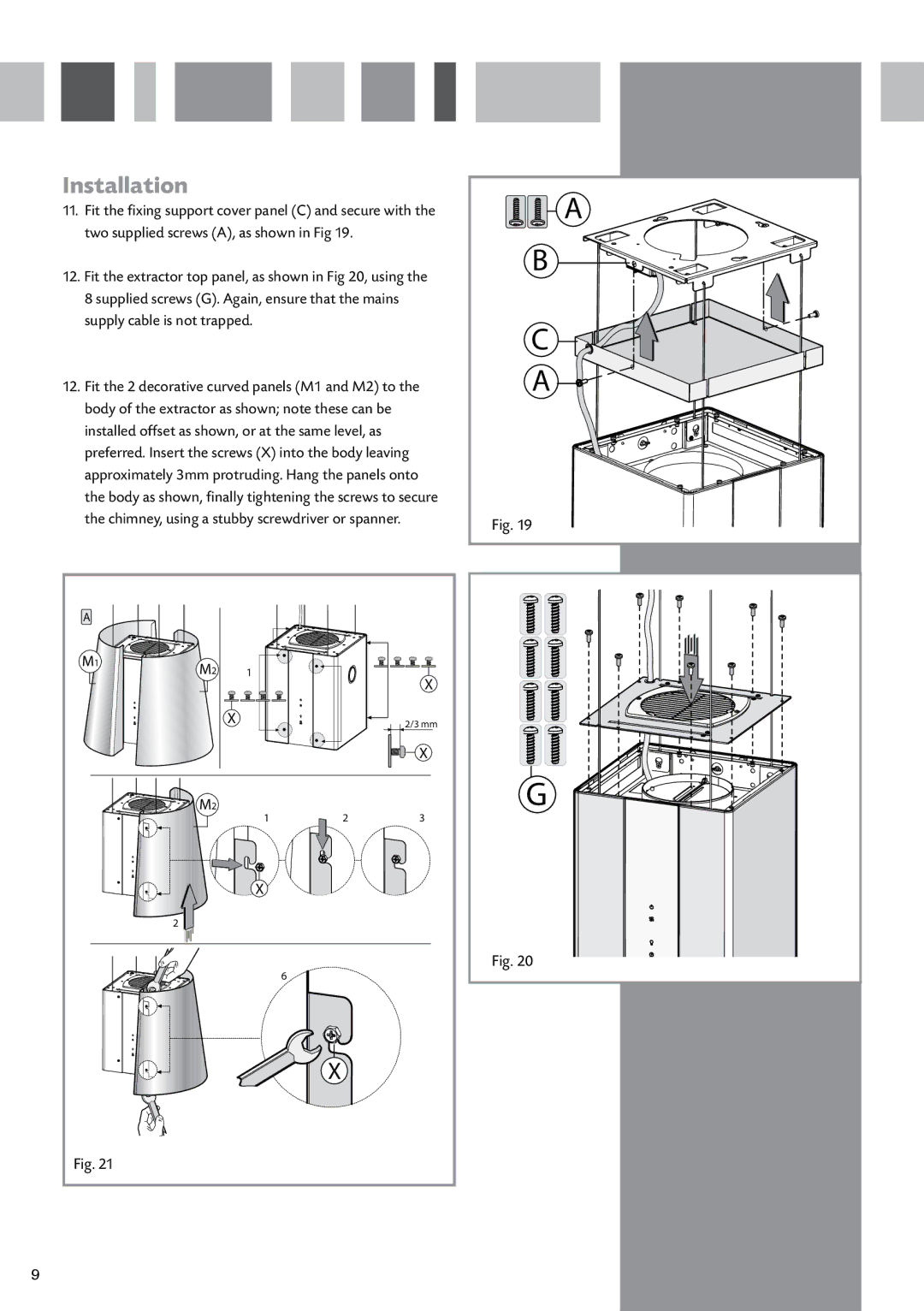 CDA 3L9 manual Installation 