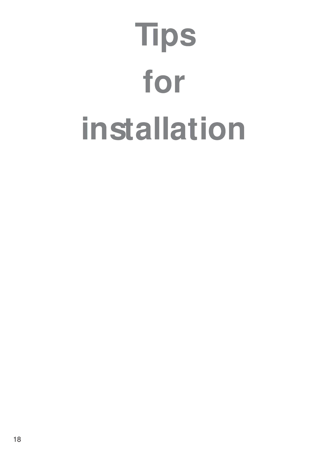 CDA 4Q4 manual Tips For Installation 