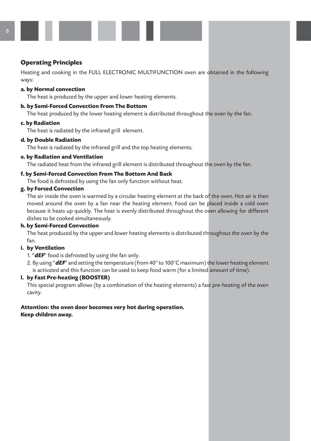 CDA 6Z6, 6V6, 6Q6 manual Operating Principles 