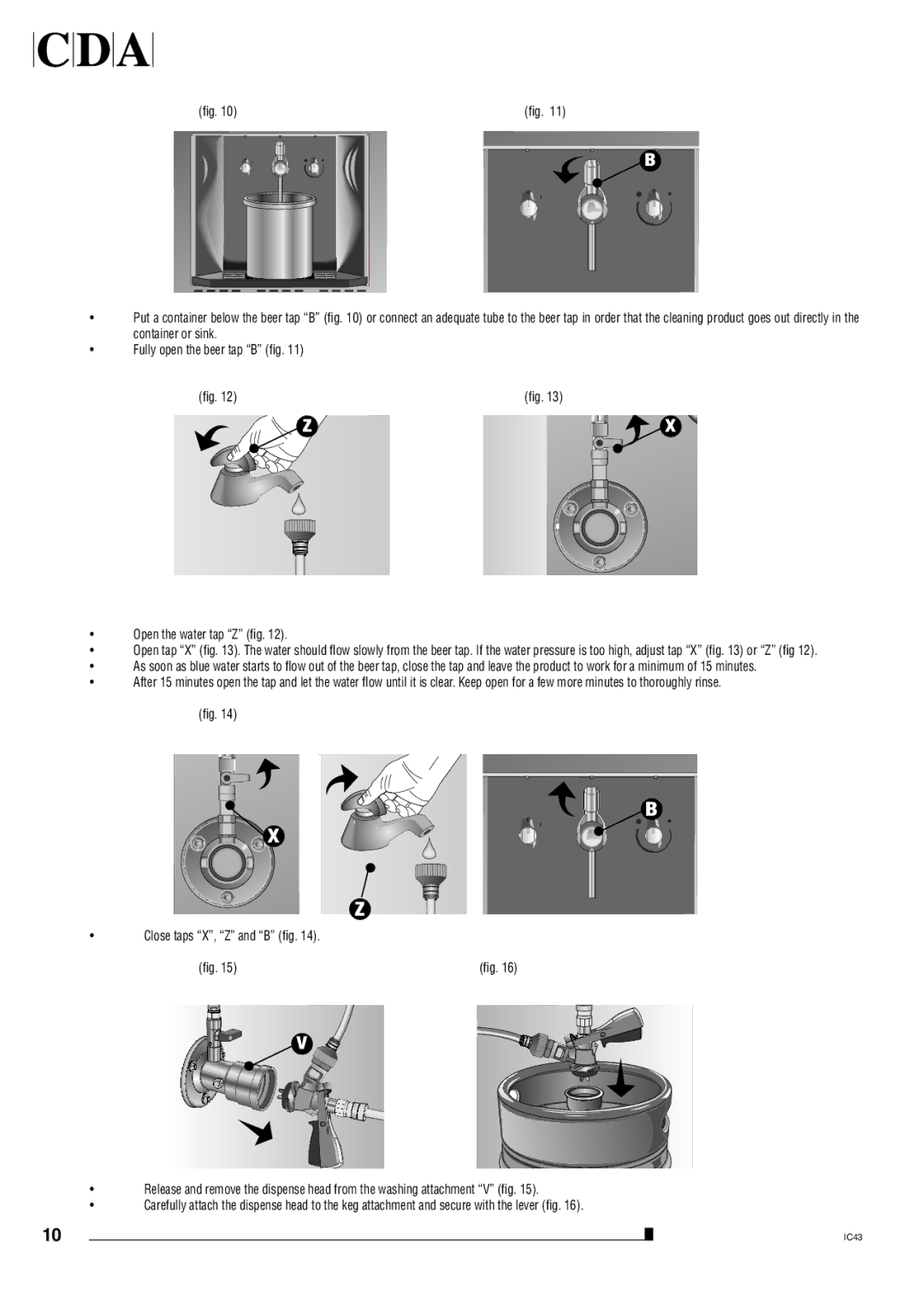 CDA BVB4 manual IC43 