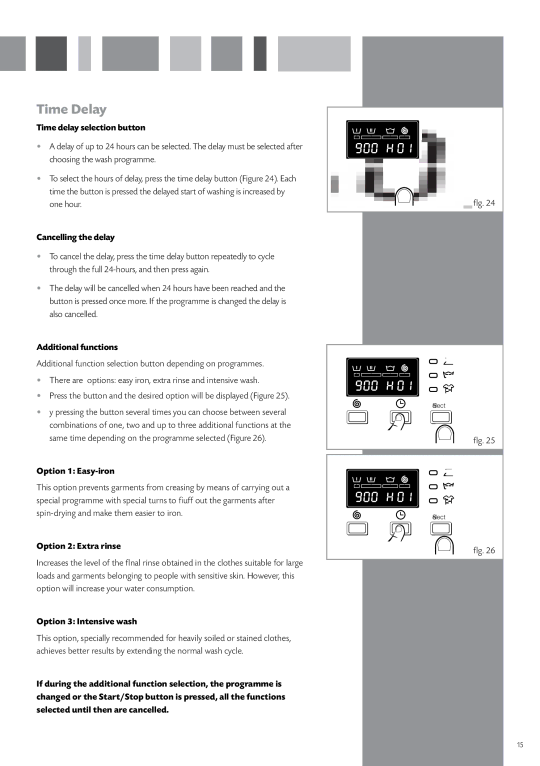 CDA CI240 manual Time Delay 