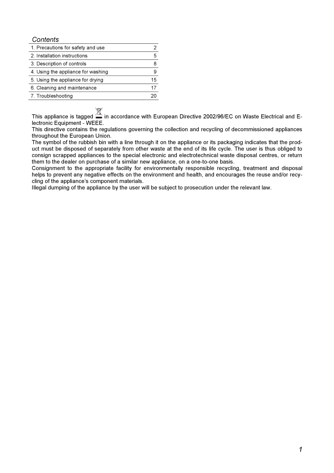 CDA CI970 manual Contents 