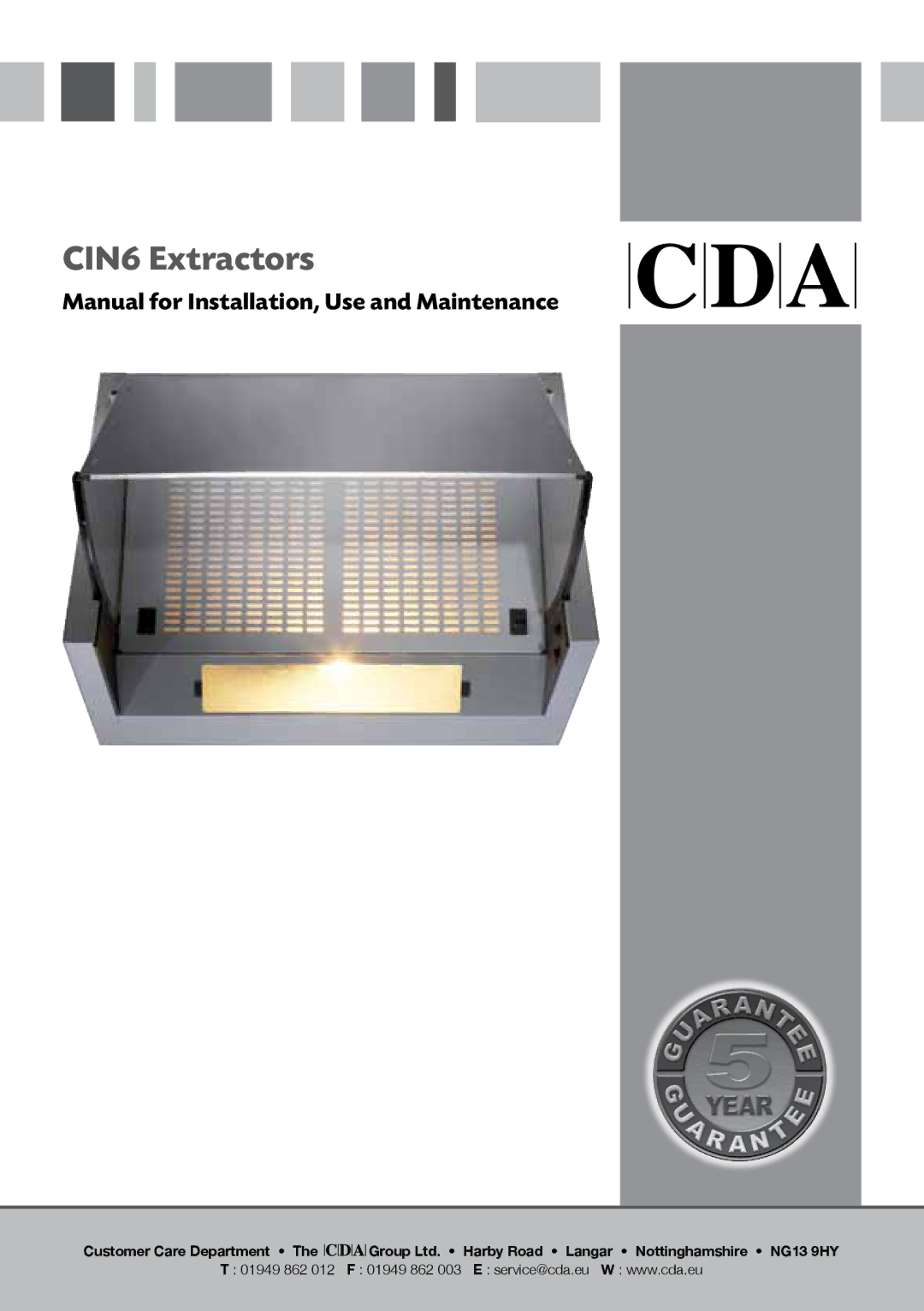 CDA manual CIN6 Extractors 