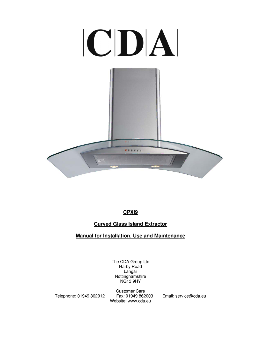 CDA CPXI9 manual 