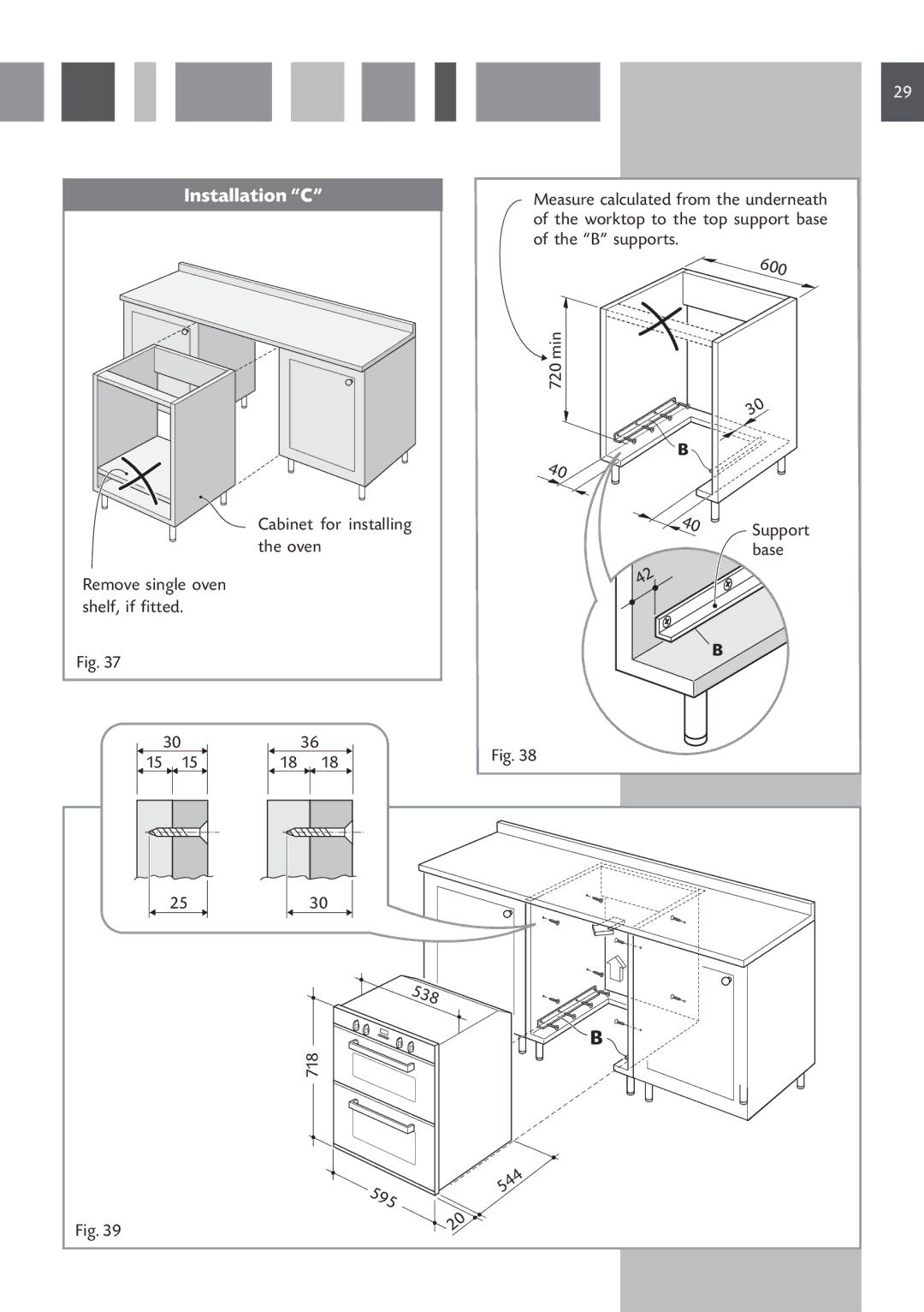 CDA DC730 manual Installation C 