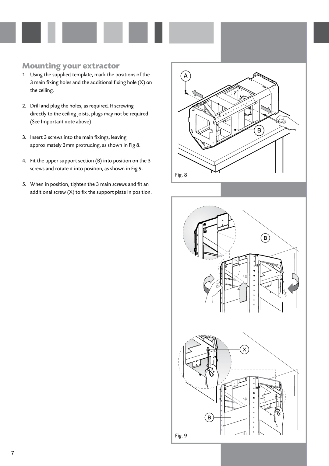 CDA EVCK4 manual Mounting your extractor 