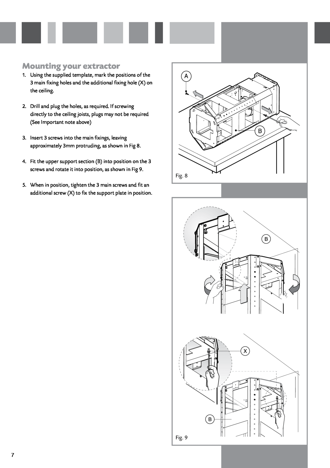 CDA EVCK4 manual Mounting your extractor 