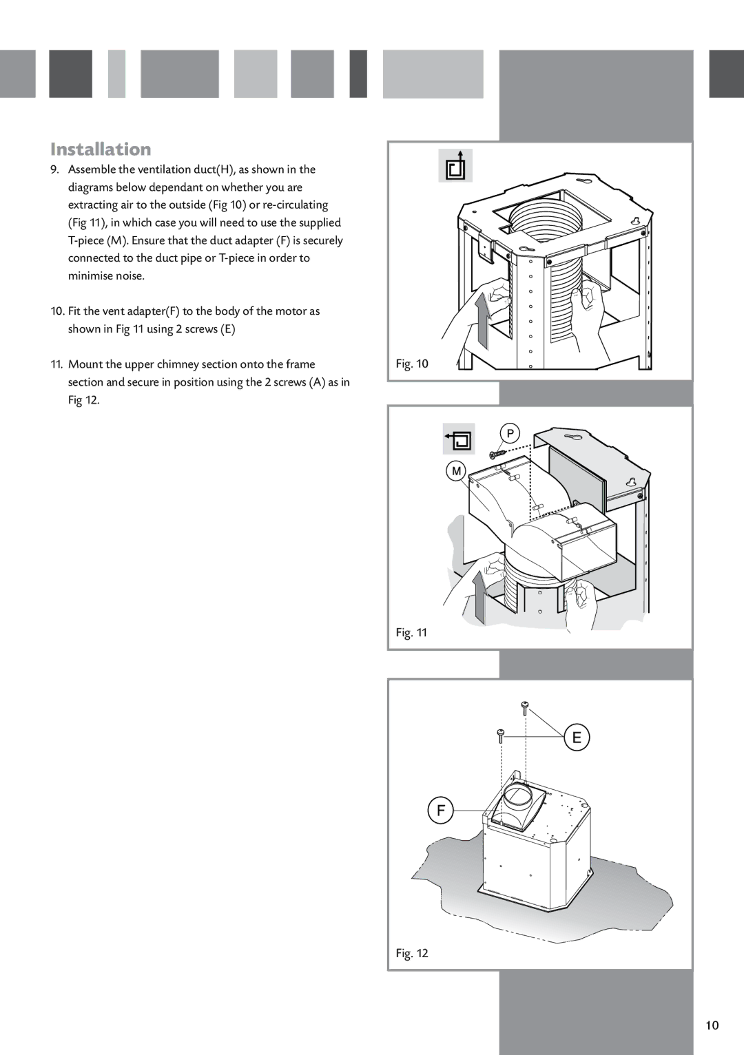 CDA EVPK9 manual Installation 