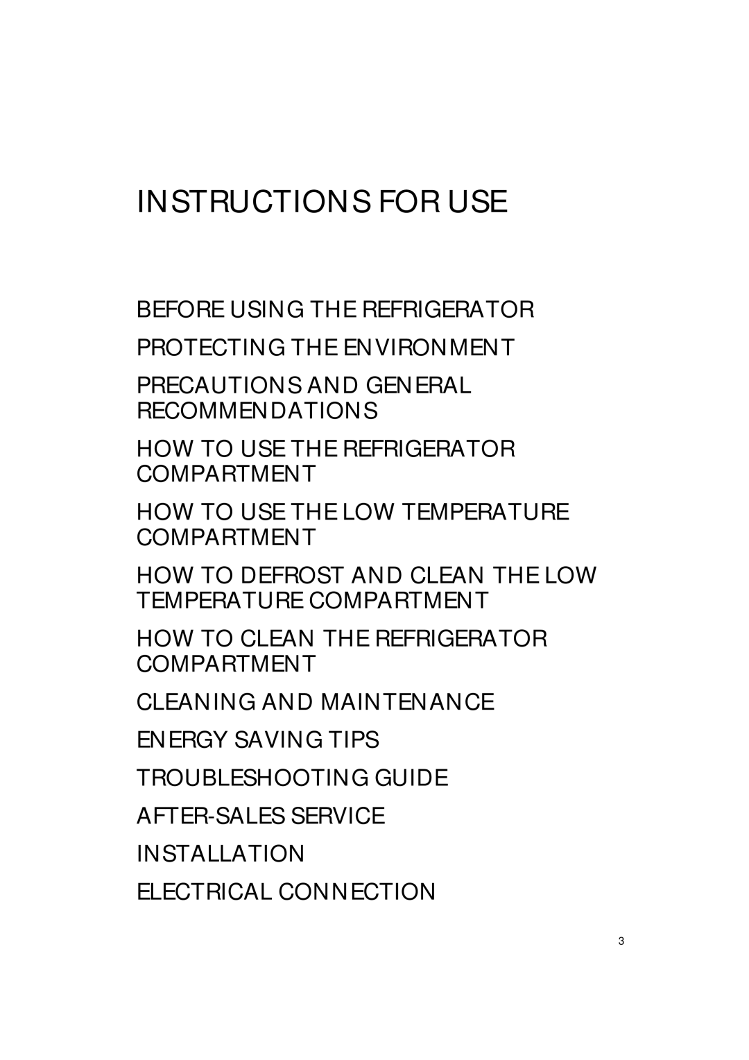 CDA FW350 manual Instructions for USE 