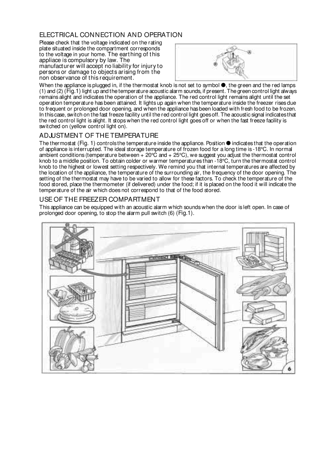 CDA FW380 manual Electrical Connection and Operation 