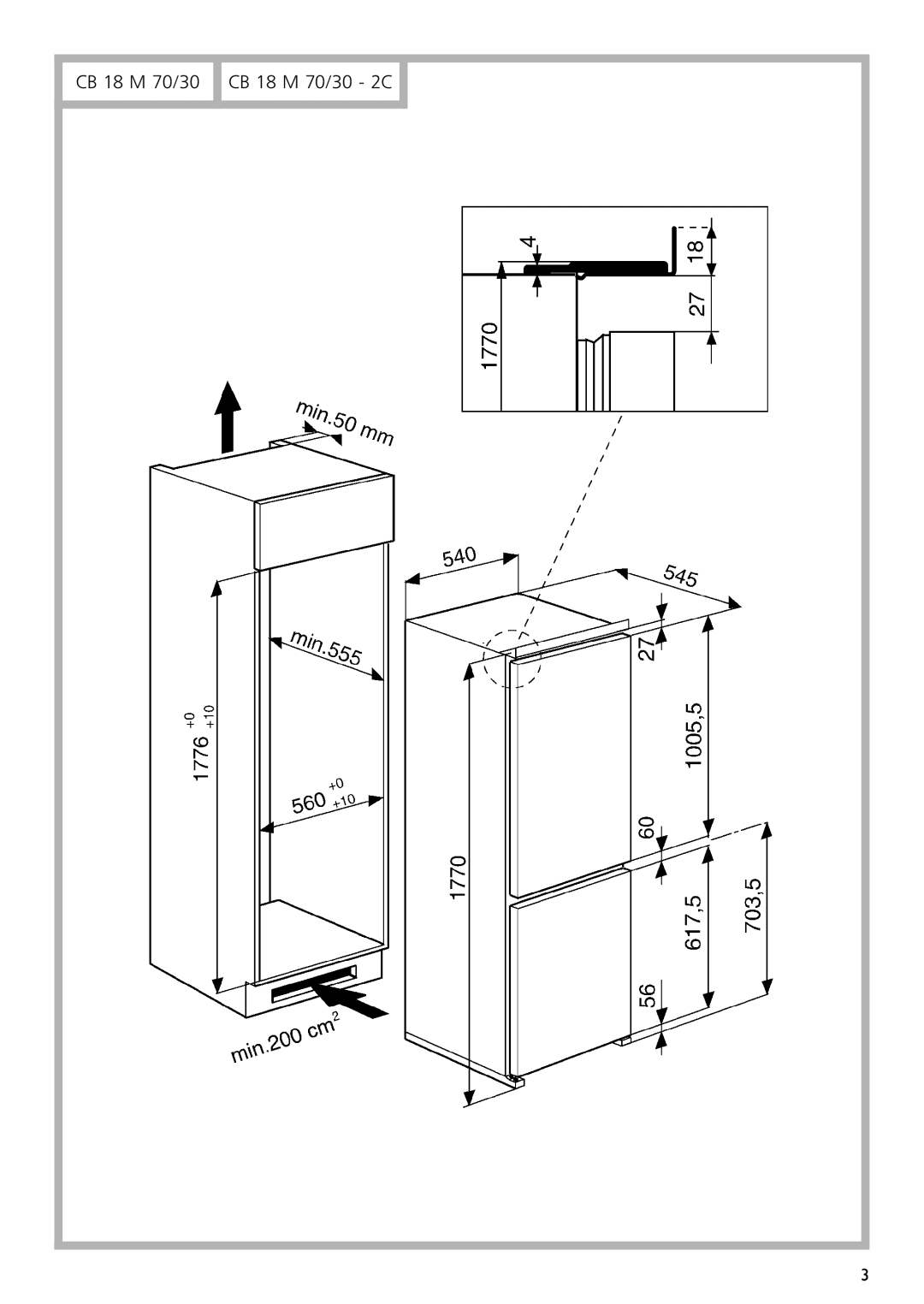 CDA FW870 manual CB 18 M 70/30 CB 18 M 70/30 2C 