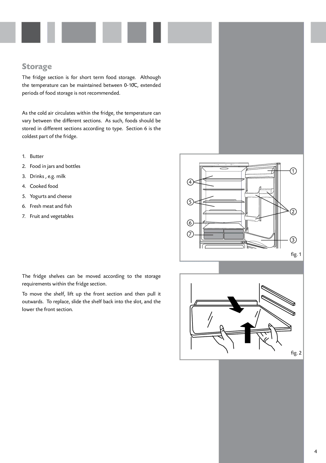 CDA FW950 manual Storage 