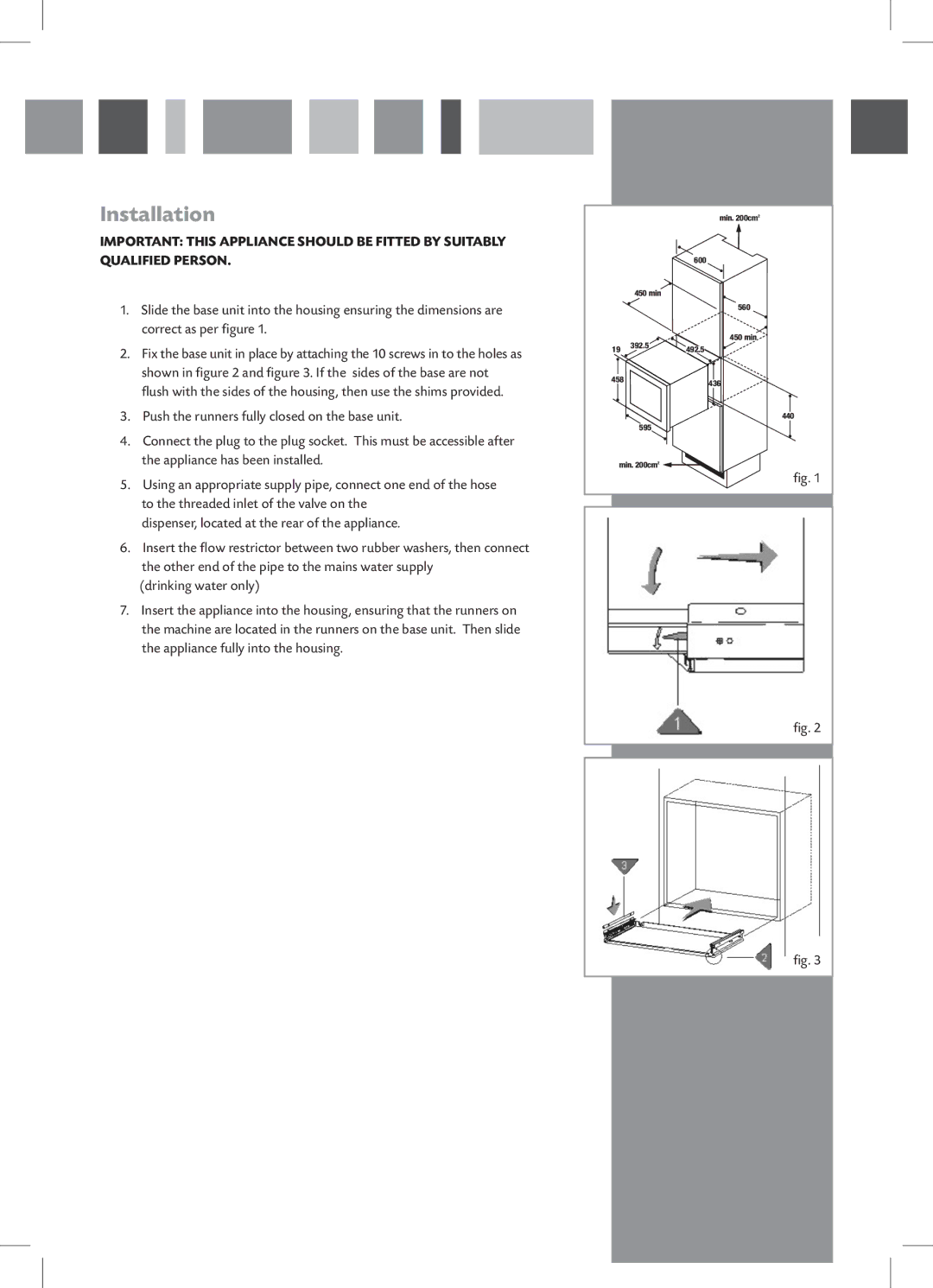 CDA FWV460 manual Installation 