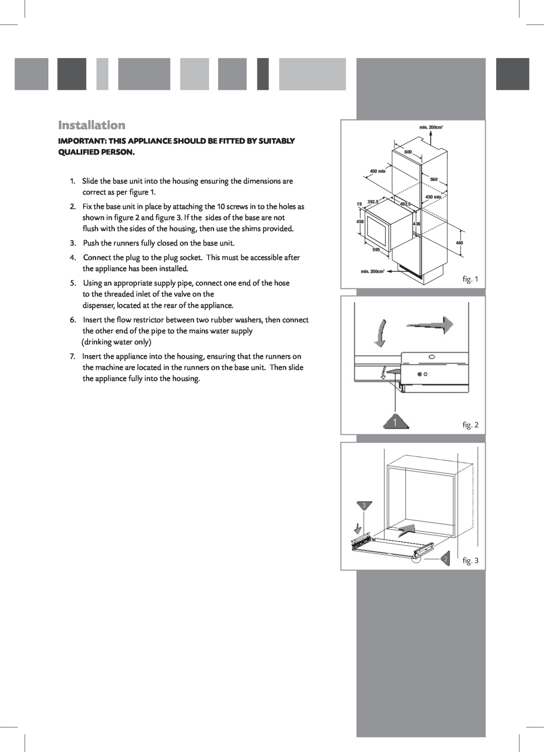 CDA FWV460 manual Installation 