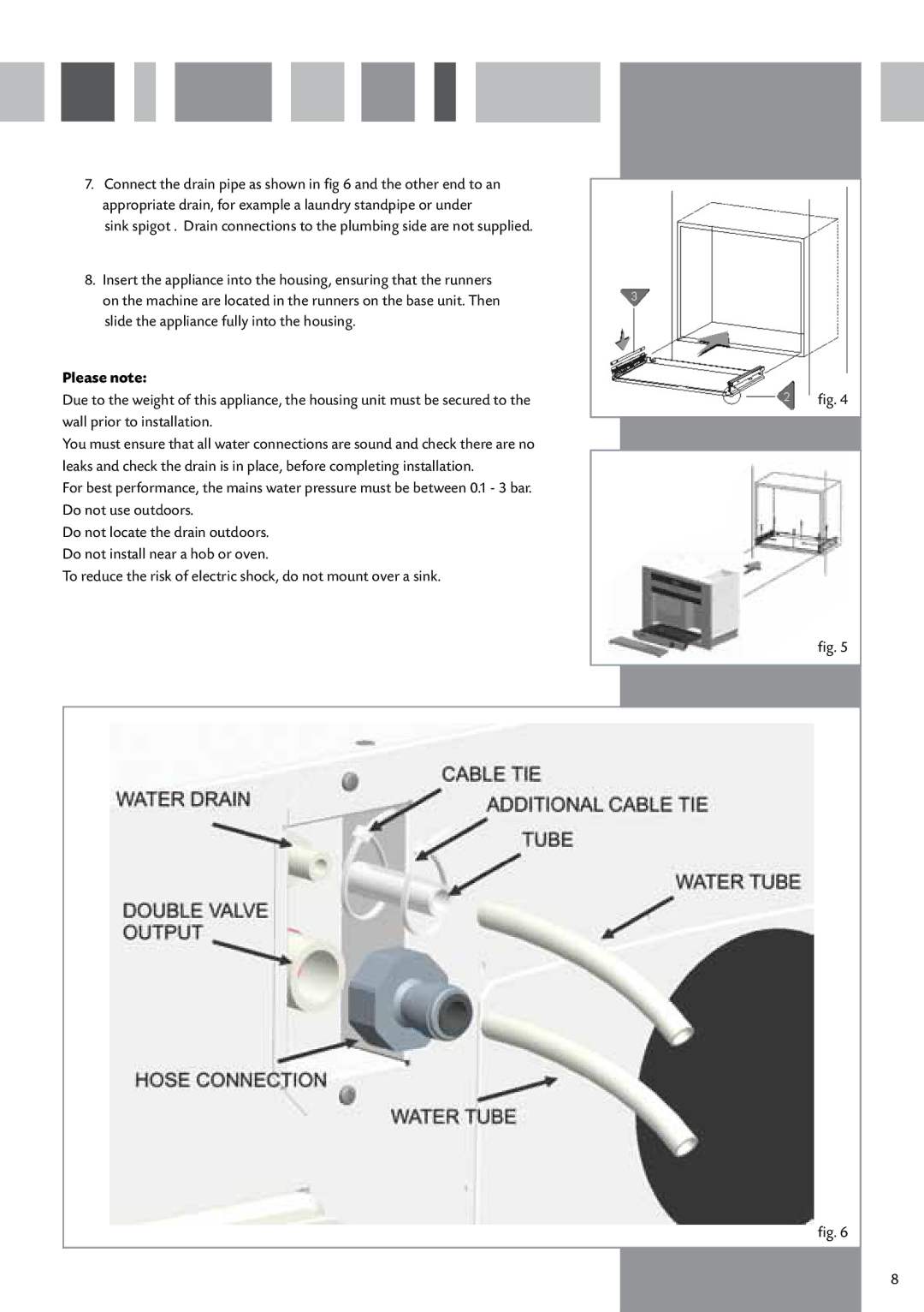 CDA FWV470 manual Please note 