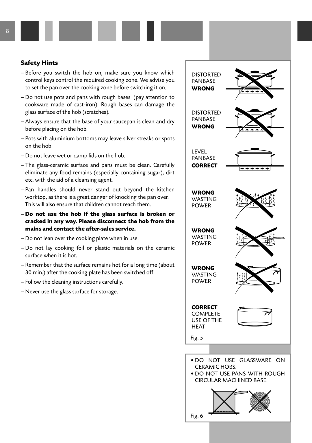 CDA HVC 32 manual Safety Hints, Correct 