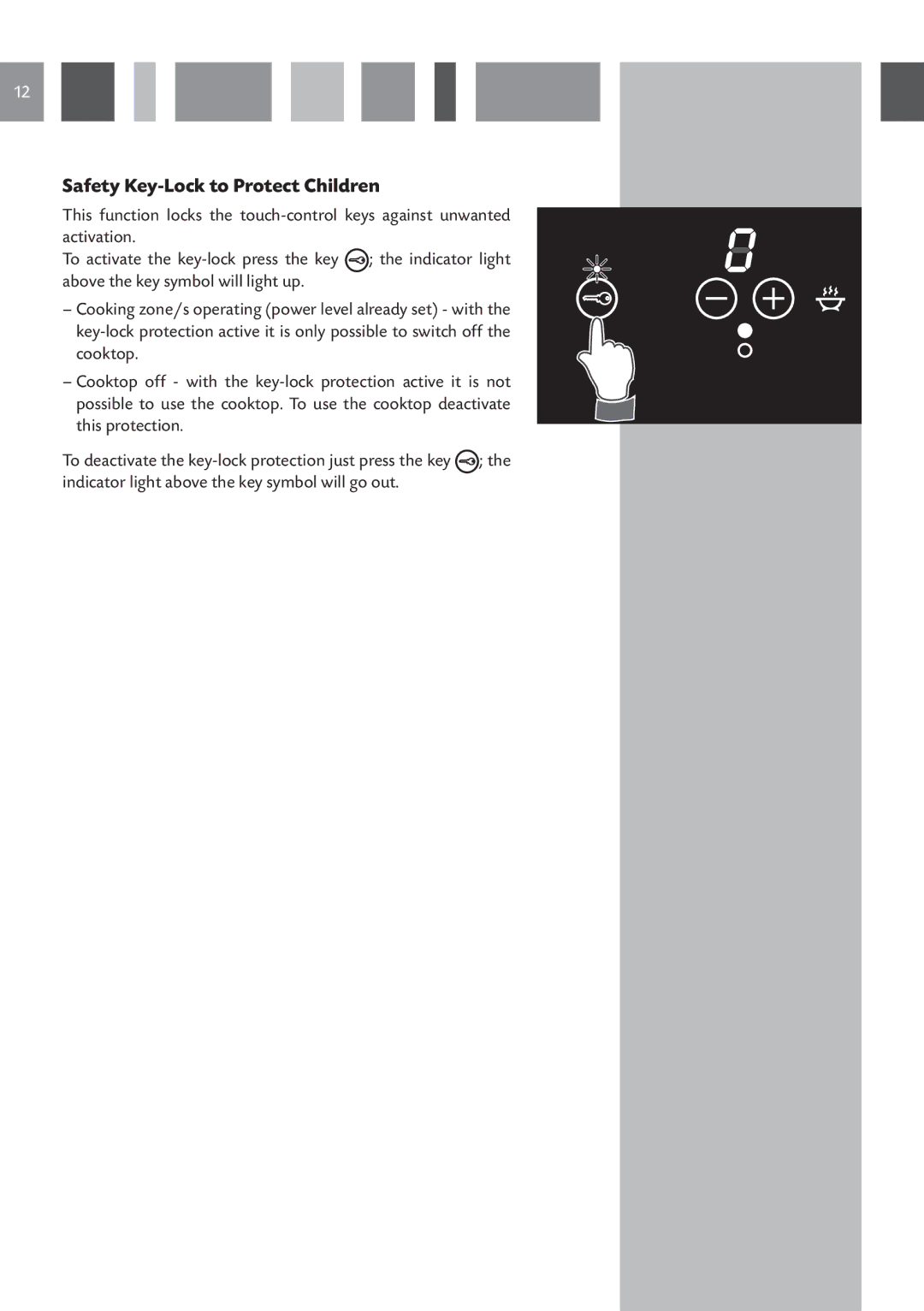 CDA HVN 32 manual Safety Key-Lock to Protect Children 