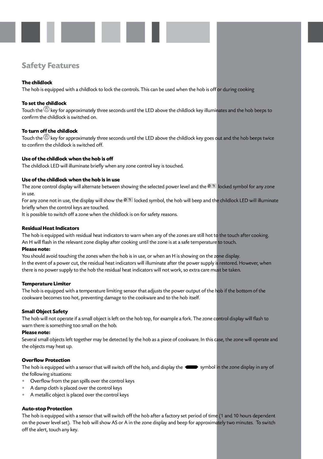 CDA HVN61/81 manual Safety Features 