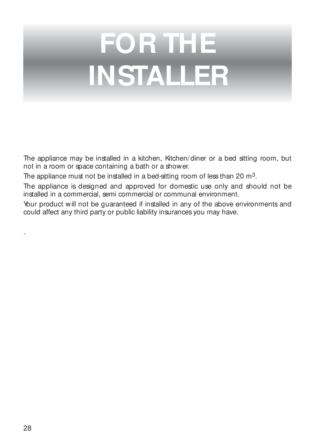 CDA RC 9000 installation instructions For Installer 