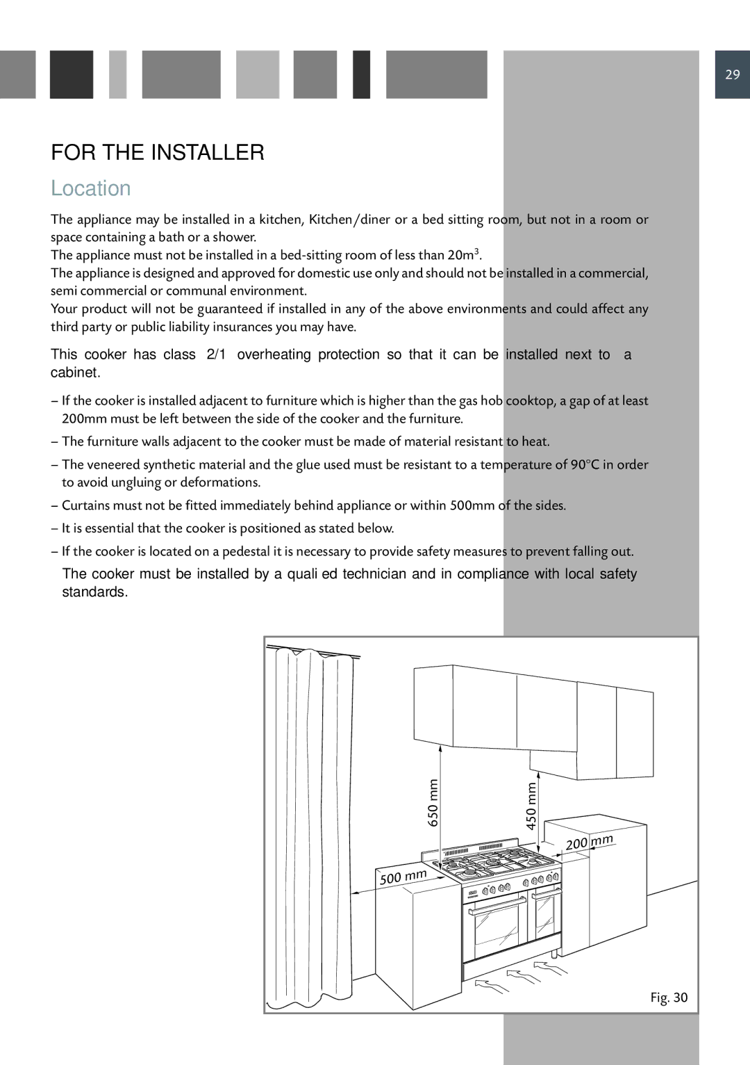 CDA RC 9021 manual For the Installer, Location 