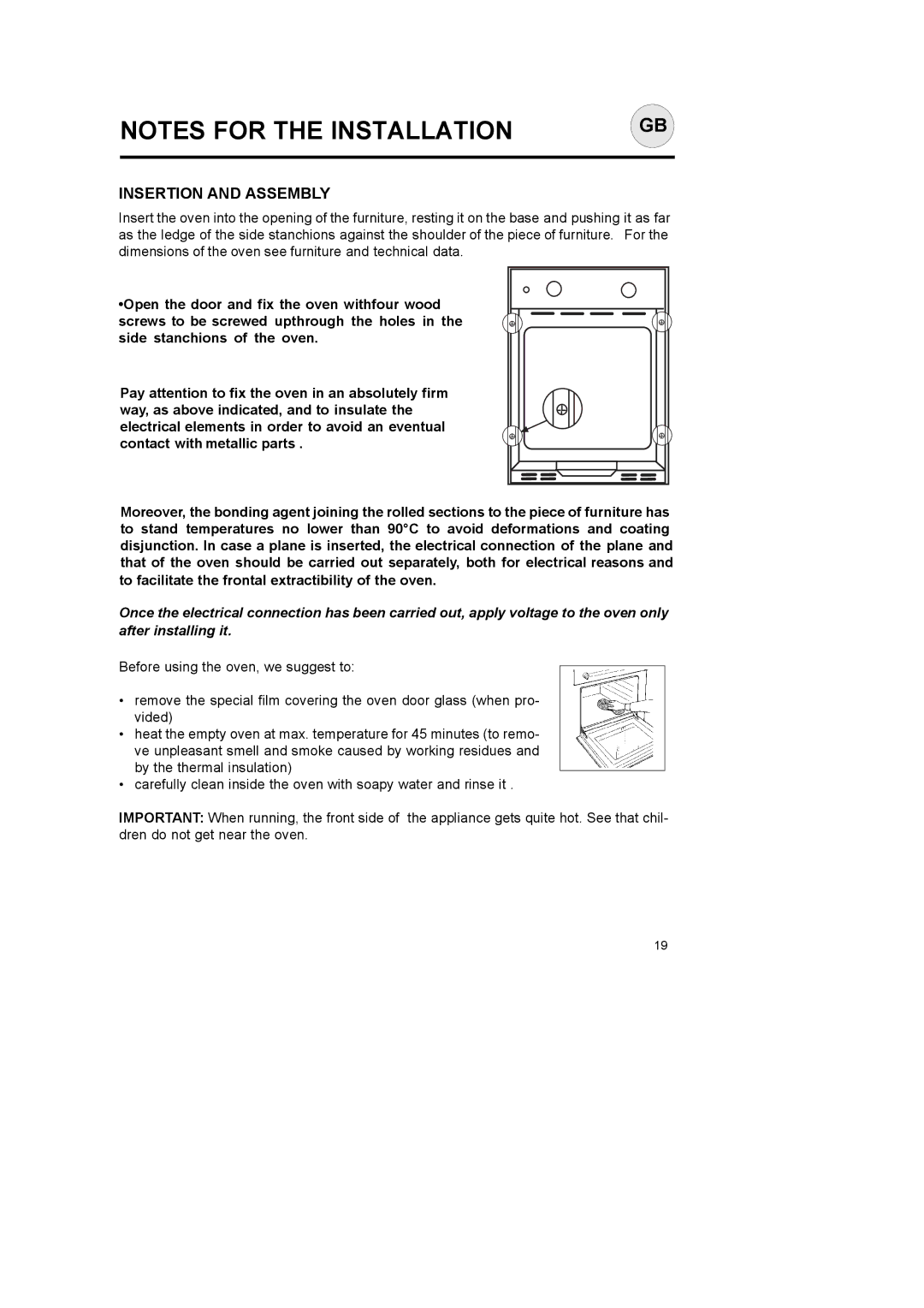 CDA SC145 manual Insertion and Assembly 