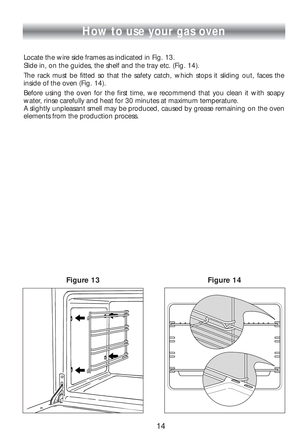 CDA SC309 manual How to use your gas oven 