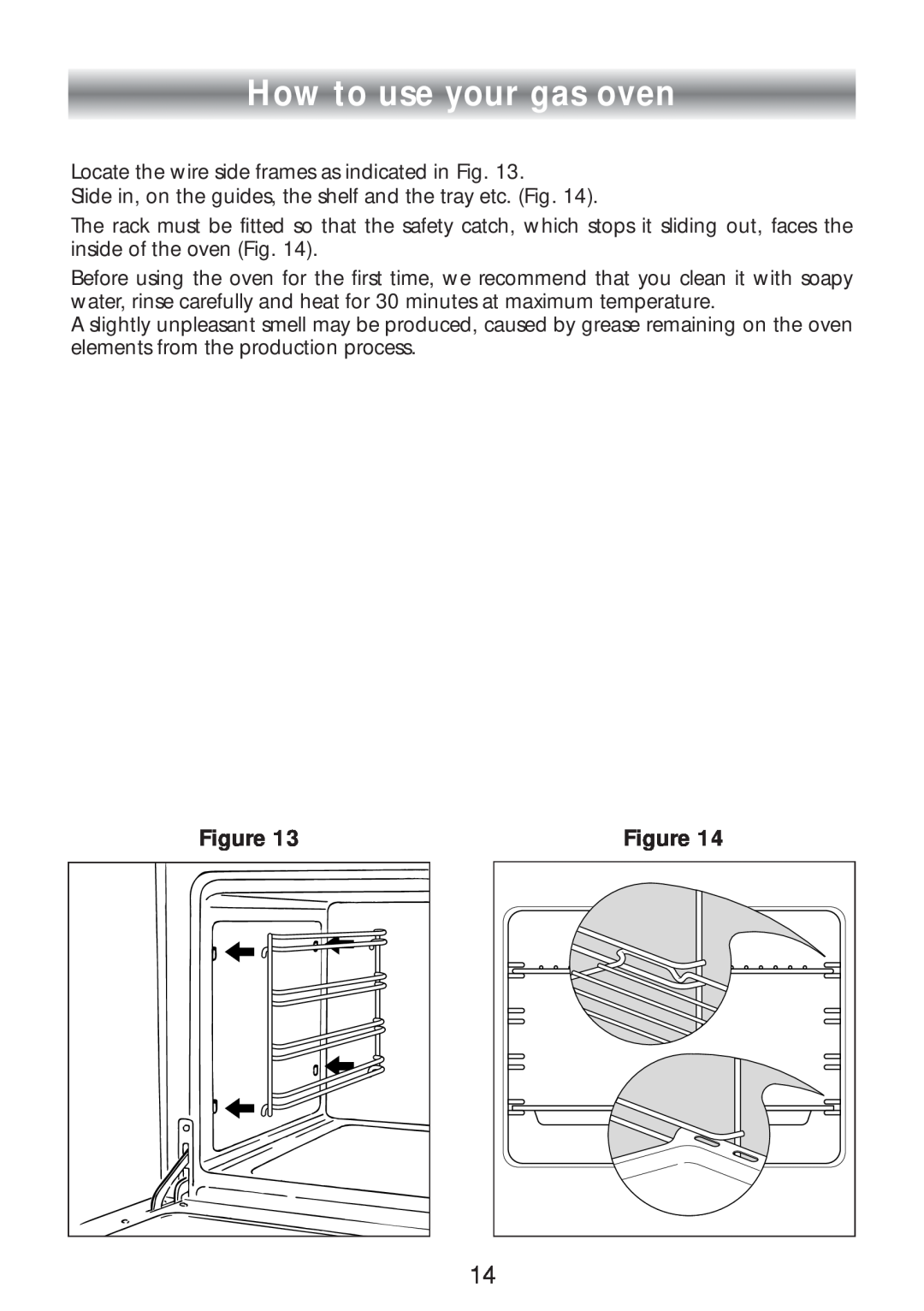 CDA SC309 manual How to use your gas oven 