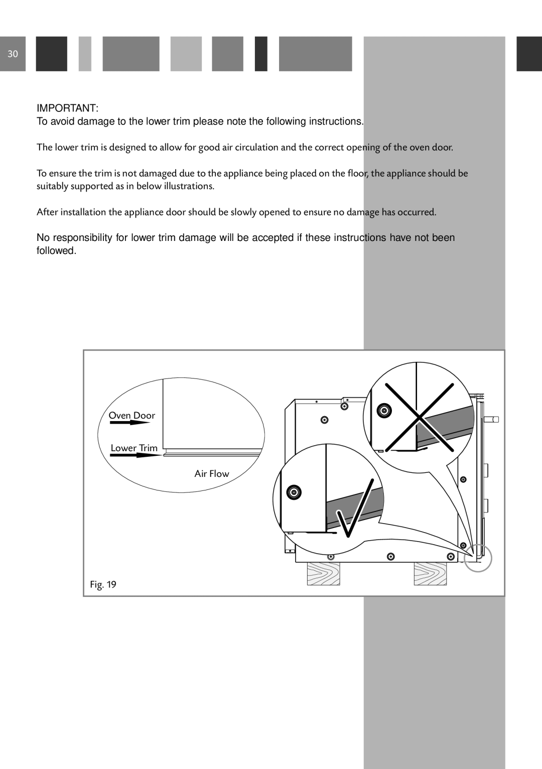 CDA SV 980 manual Oven Door 