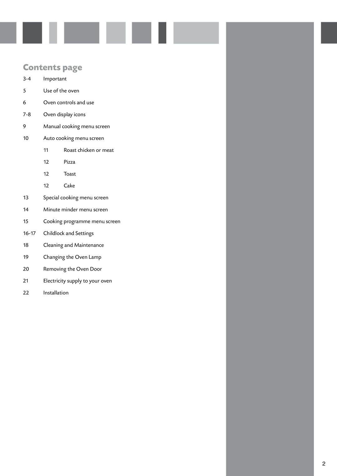 CDA SV310SS manual Contents 