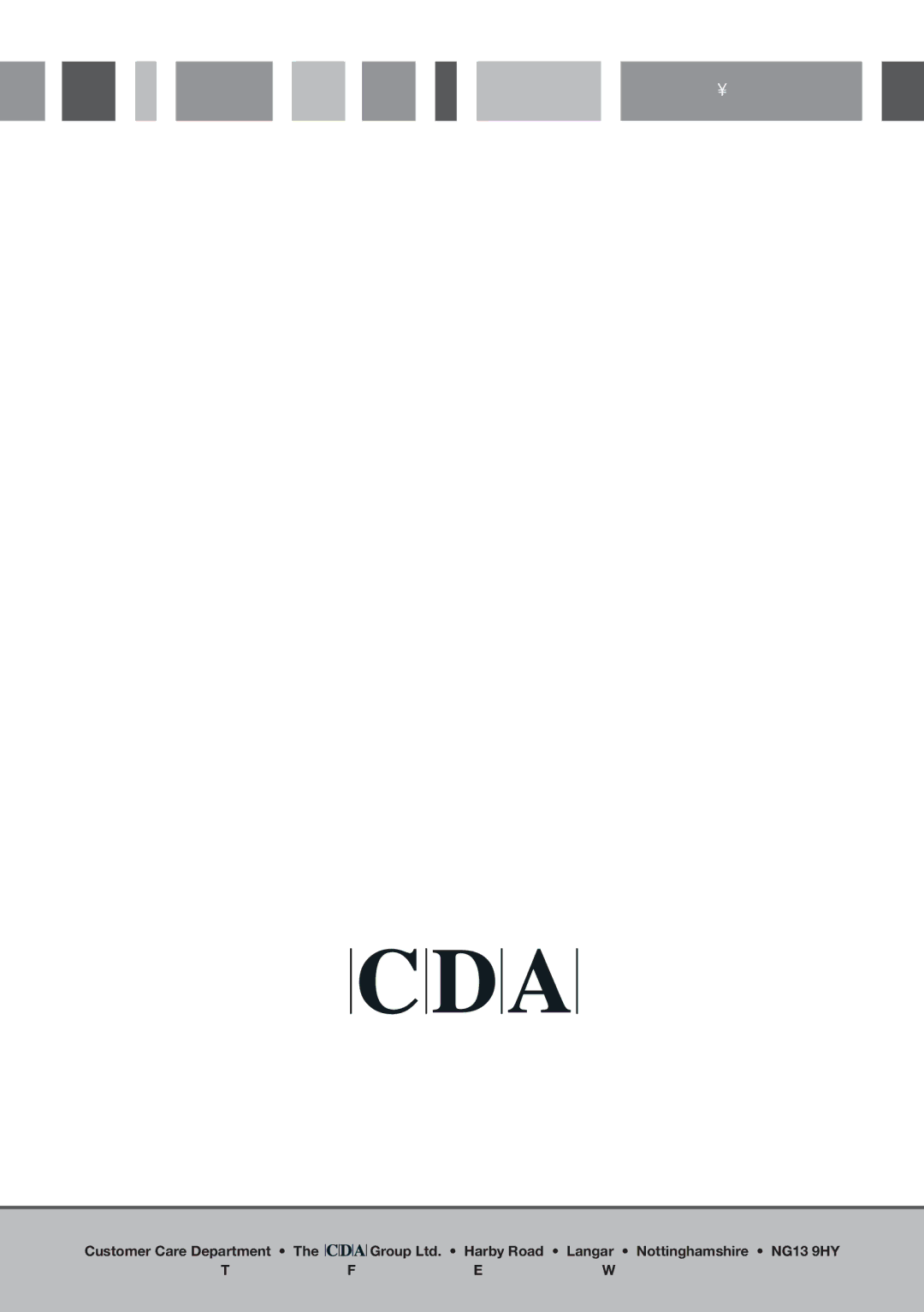 CDA SVA 100 PP manual Cod ß1 