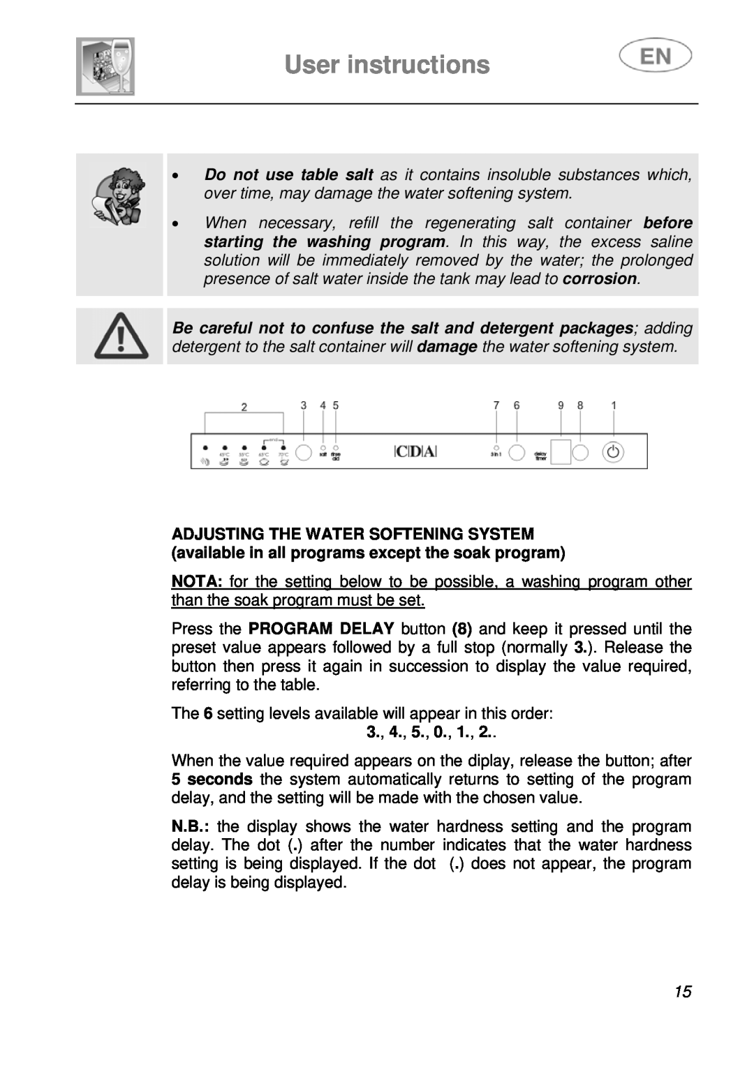 CDA WC460 manual User instructions 