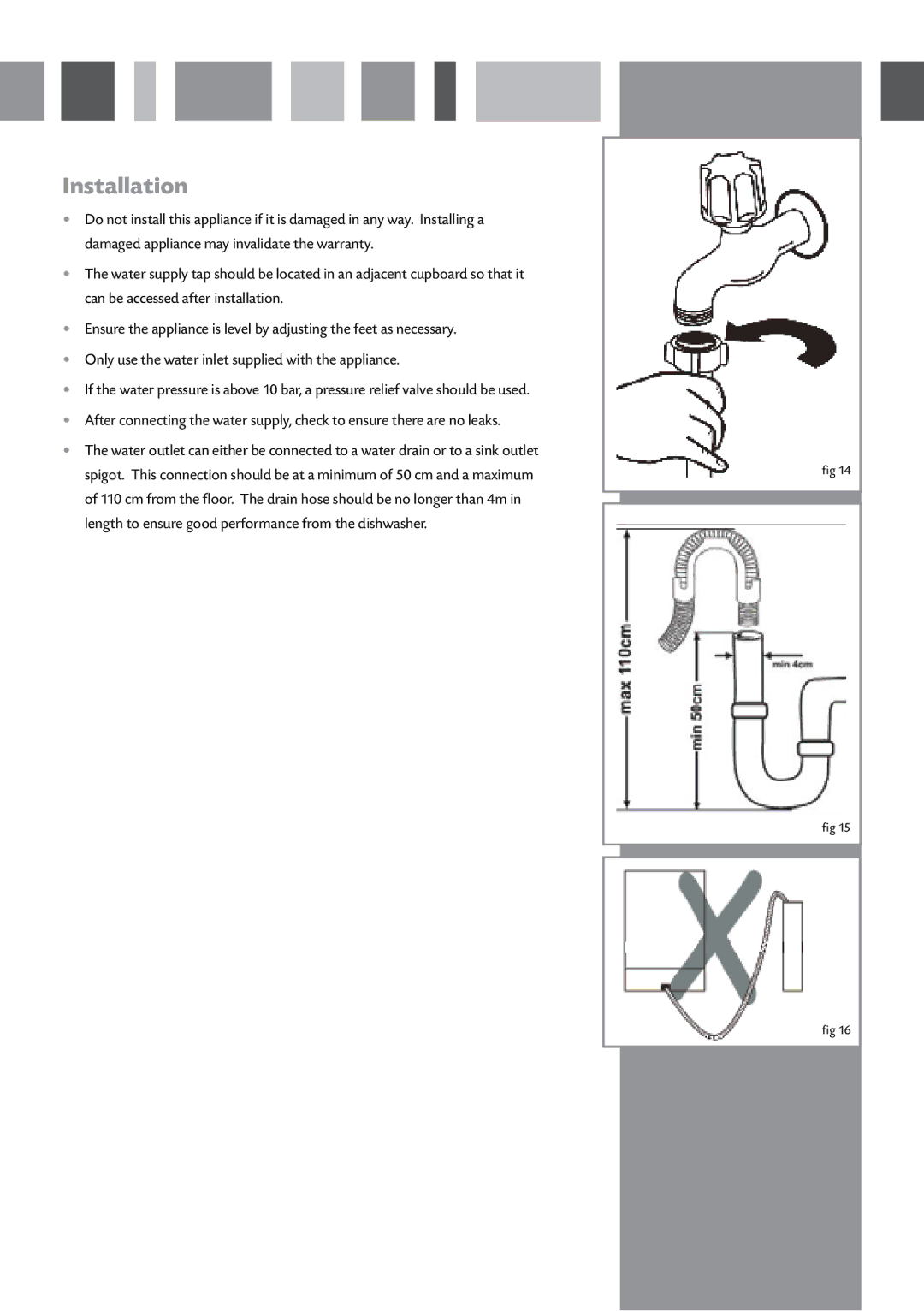 CDA WF140 manual Installation 