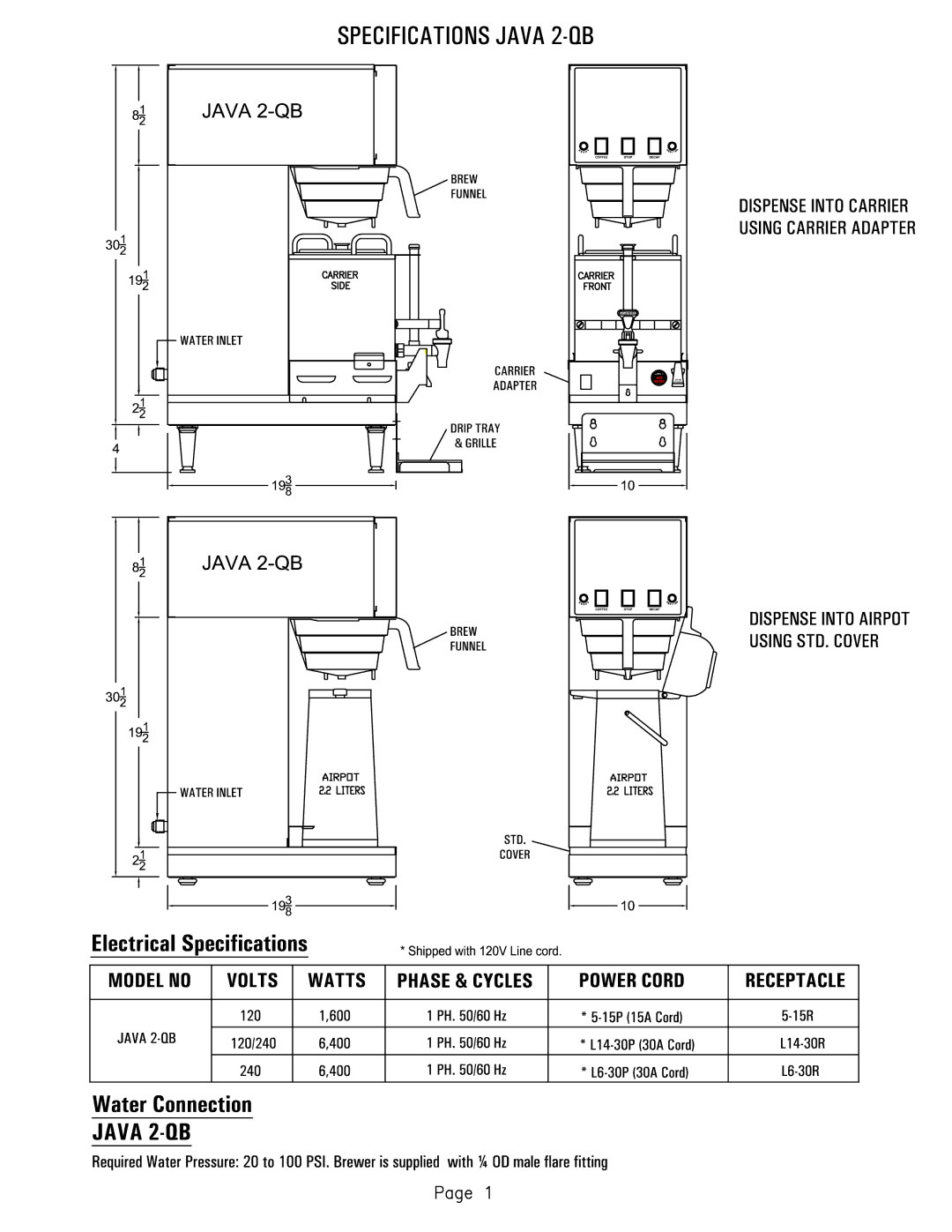 Cecilware 2-QB manual 