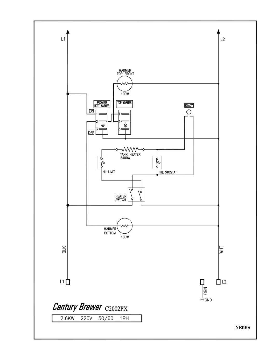 Cecilware 2000 manual 