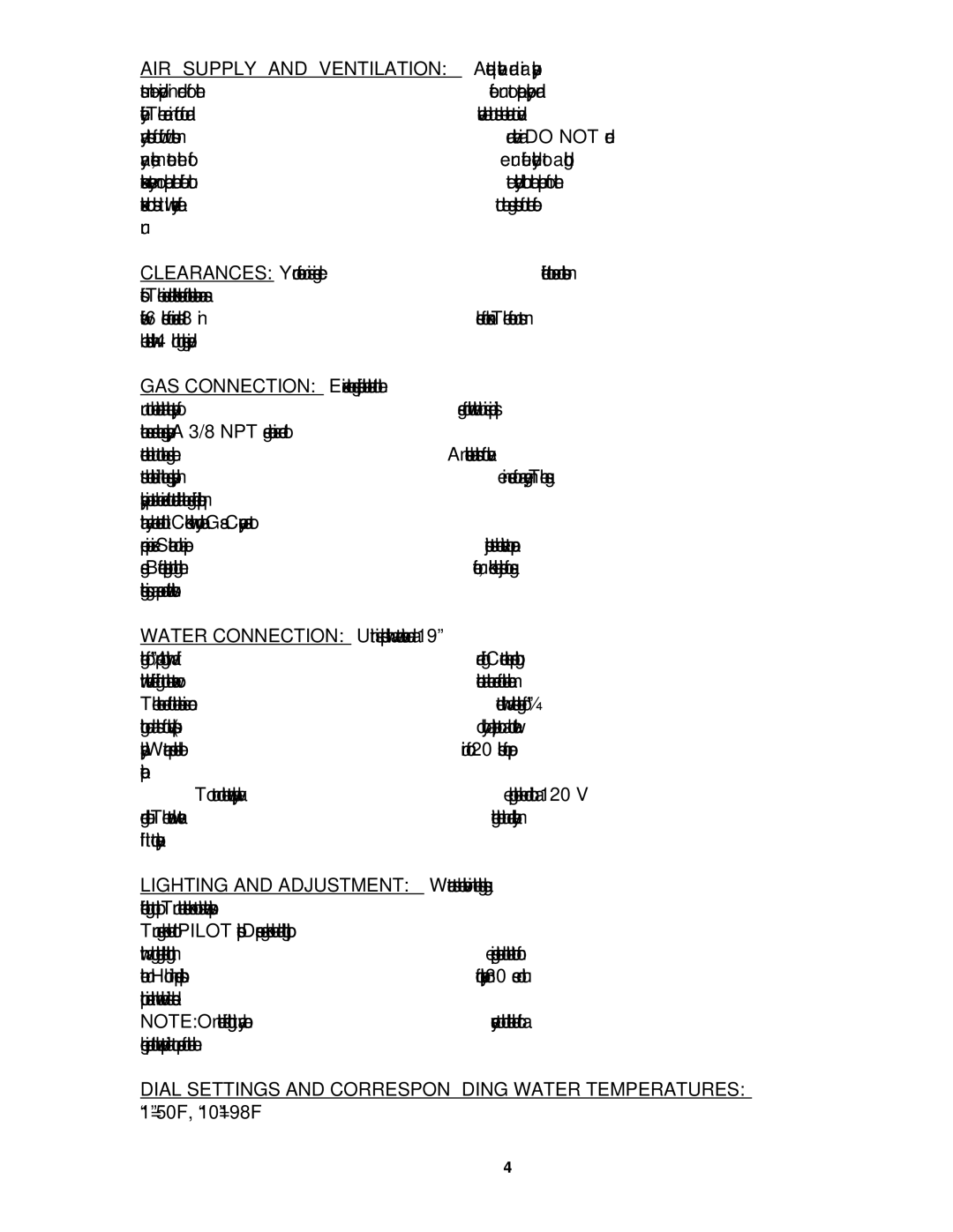 Cecilware FE-100G operation manual 