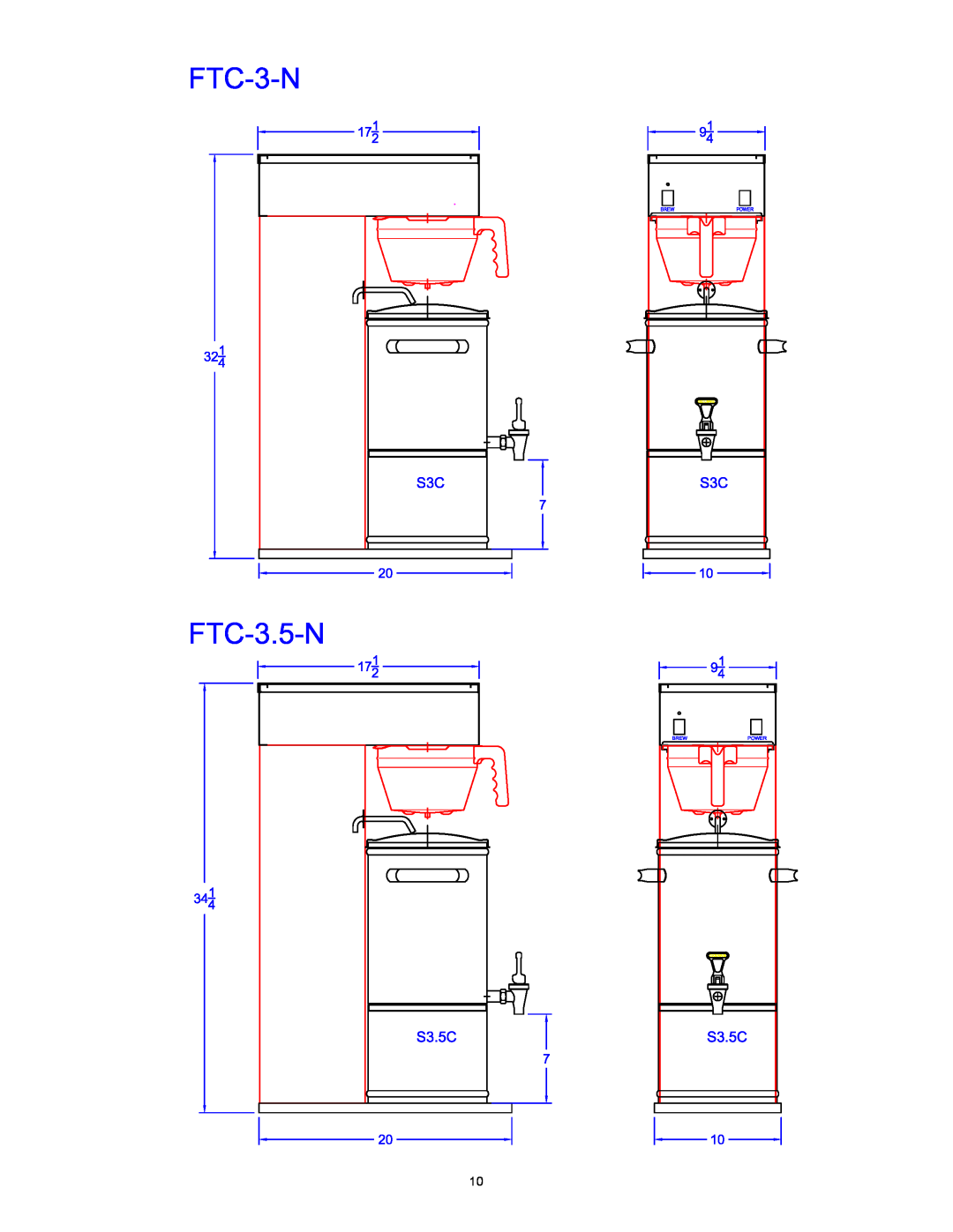 Cecilware FTC-3-N manual 