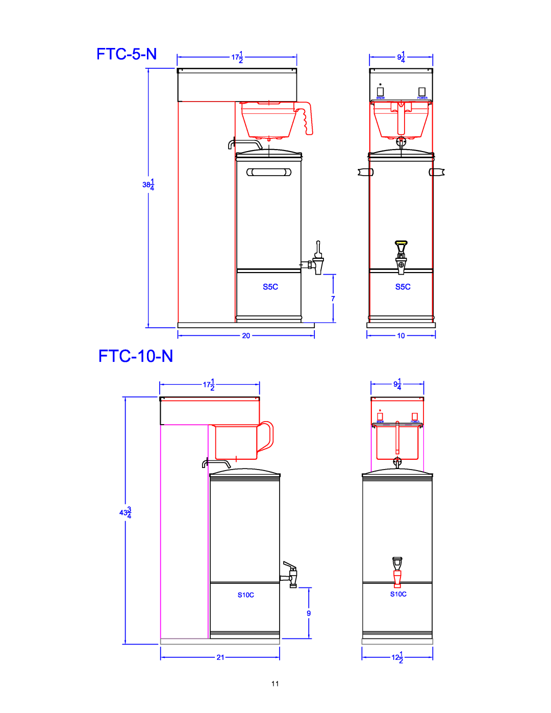 Cecilware FTC-3-N manual 