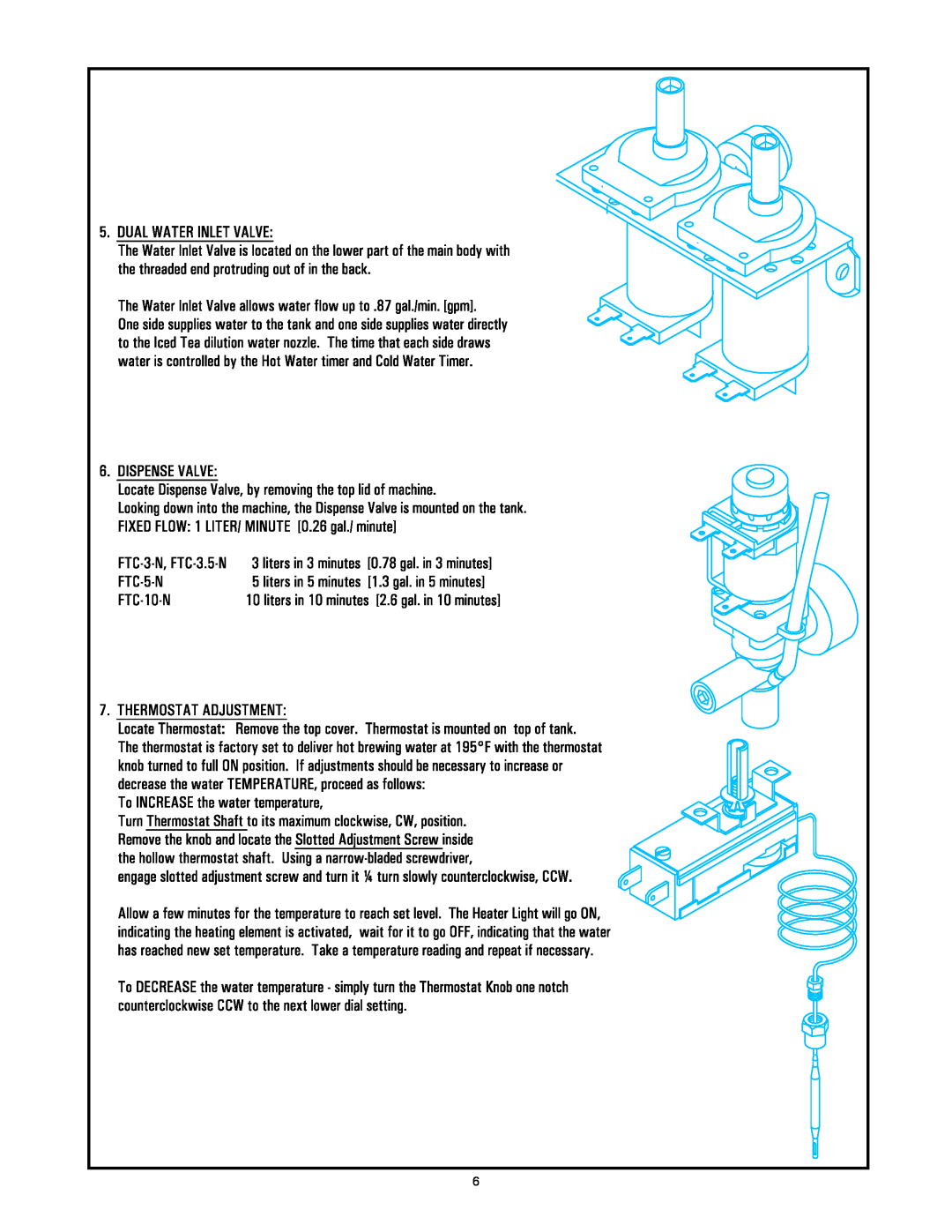 Cecilware FTC-3-N manual 