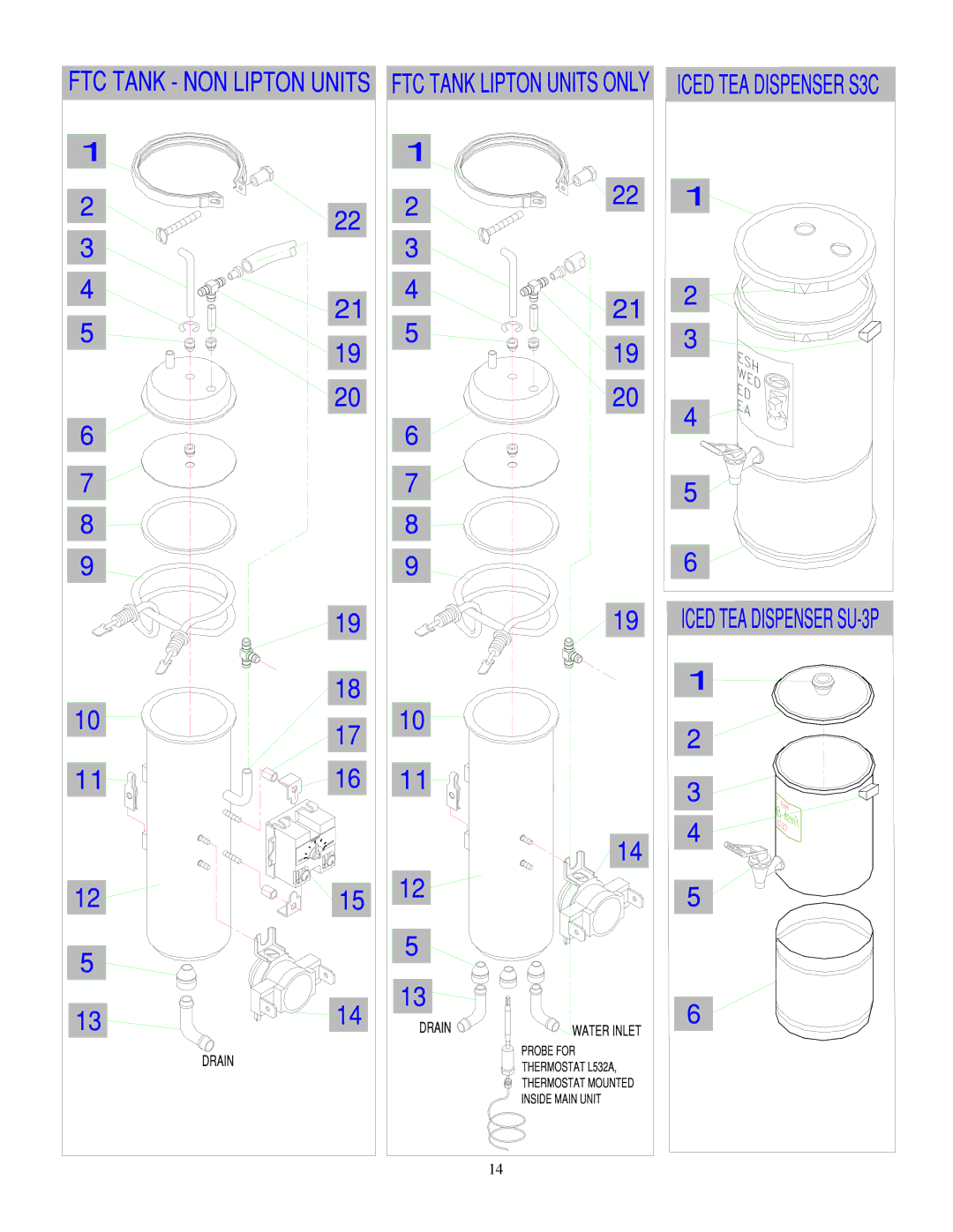 Cecilware FTC-5, FTC-10 manual 