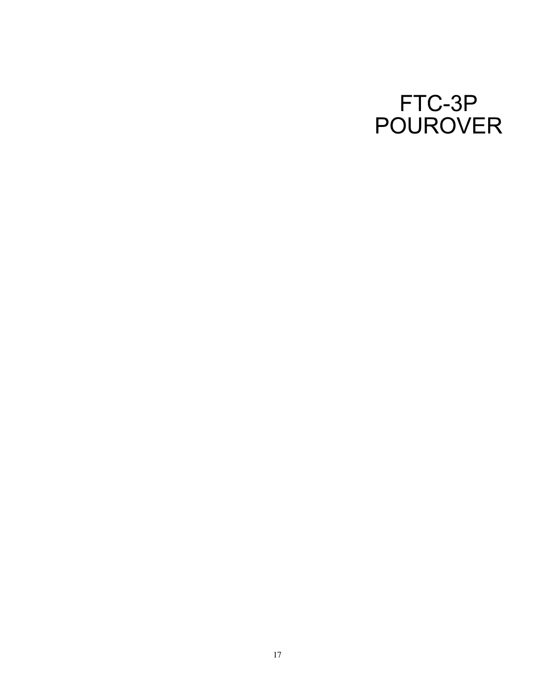 Cecilware FTC-10, FTC-5 manual 