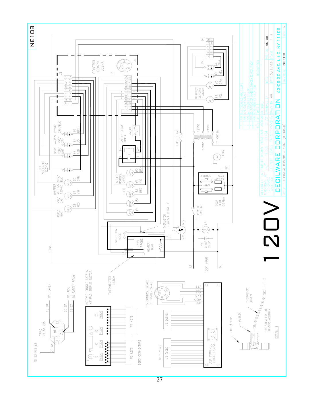 Cecilware GB-IT operation manual 