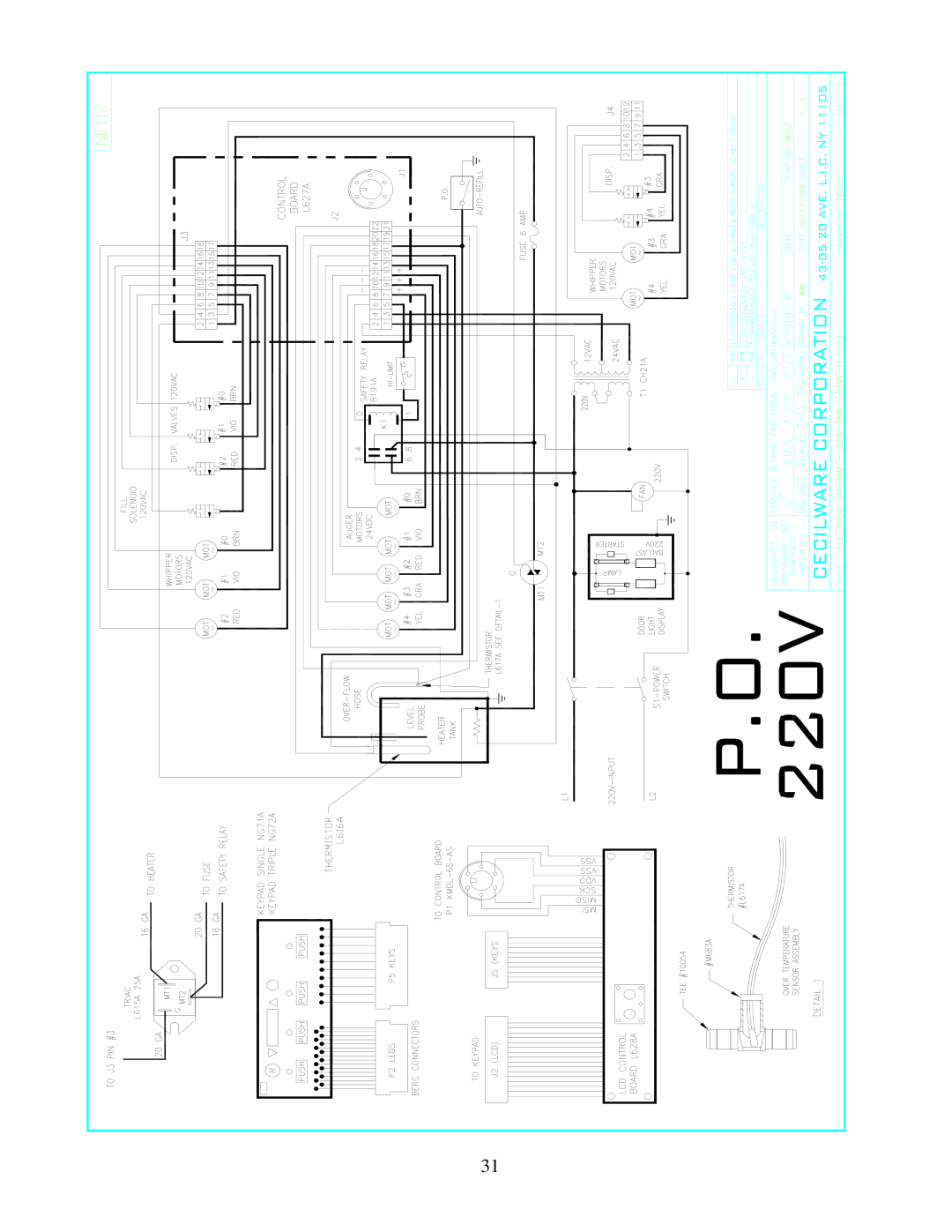 Cecilware GB-IT operation manual 