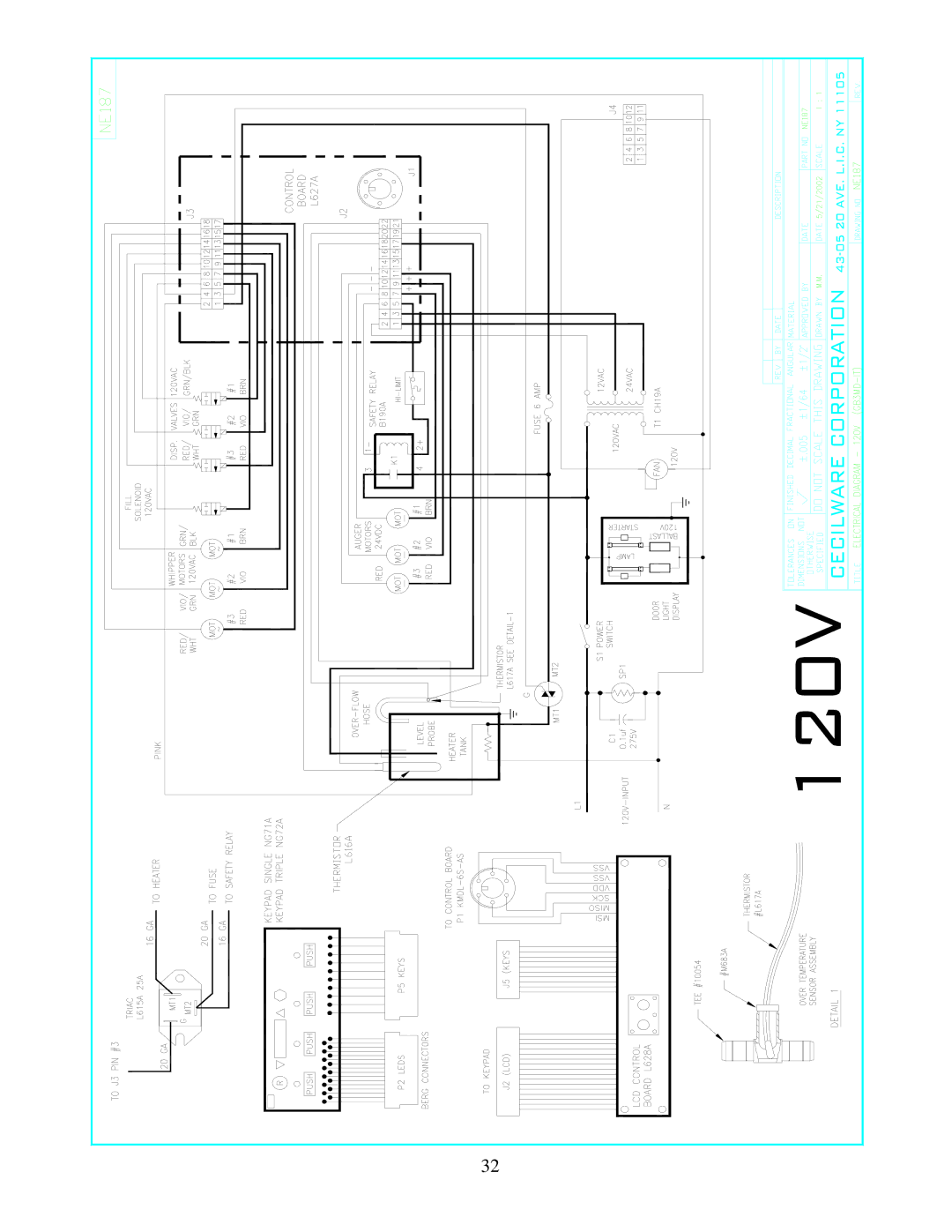 Cecilware GB-IT operation manual 