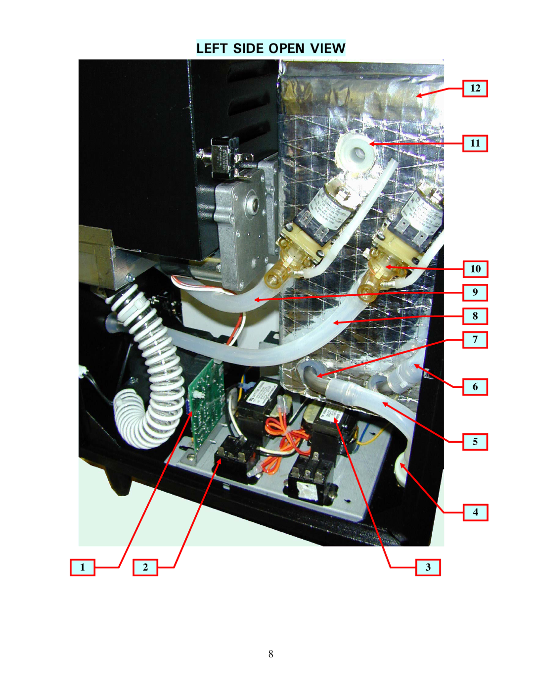 Cecilware JAVA2-LP specifications Left Side Open View 